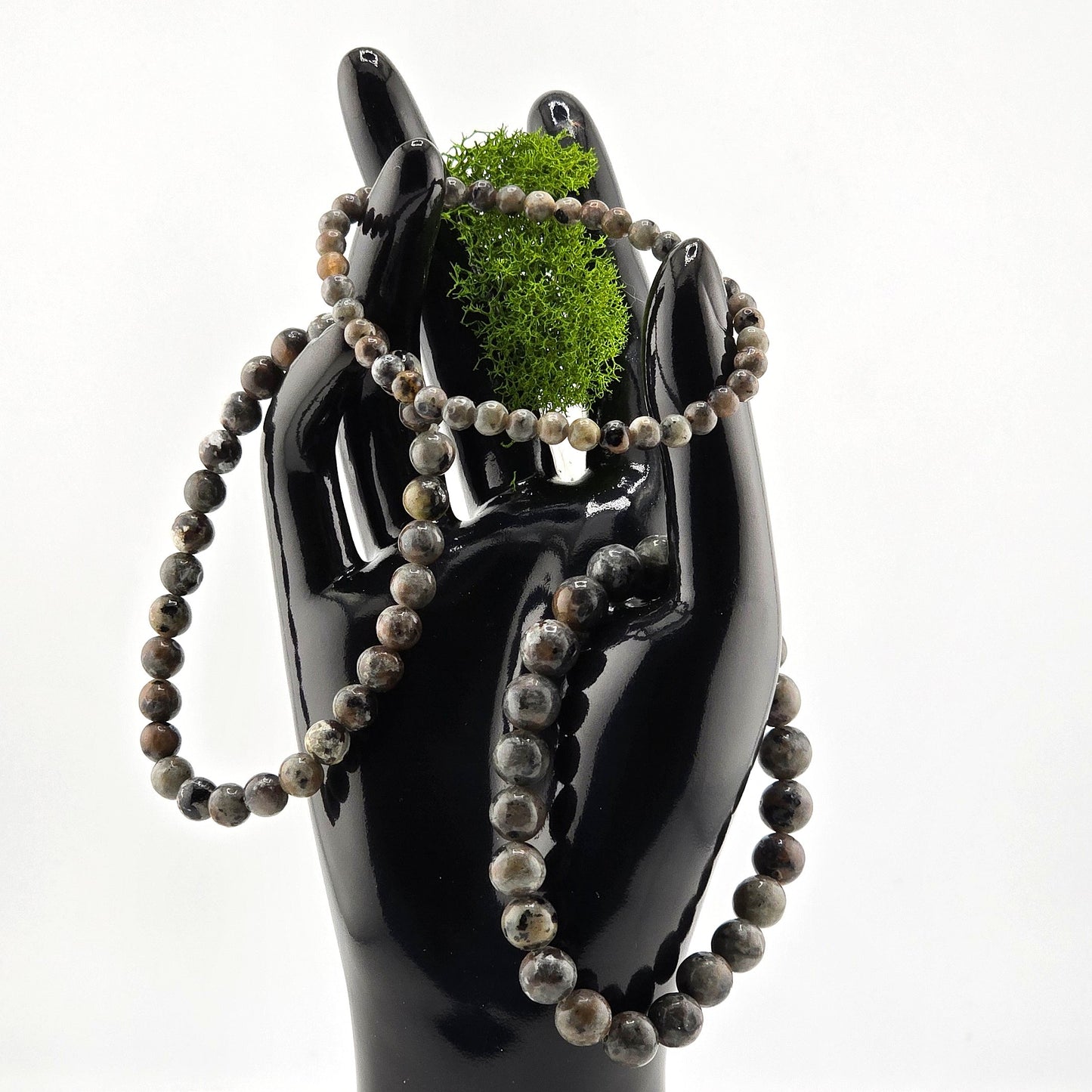 (Part 4) Balance your energy while wearing BEADED BRACLETS – With & Without Charm – Item B (Sandstone - Yooperlite)