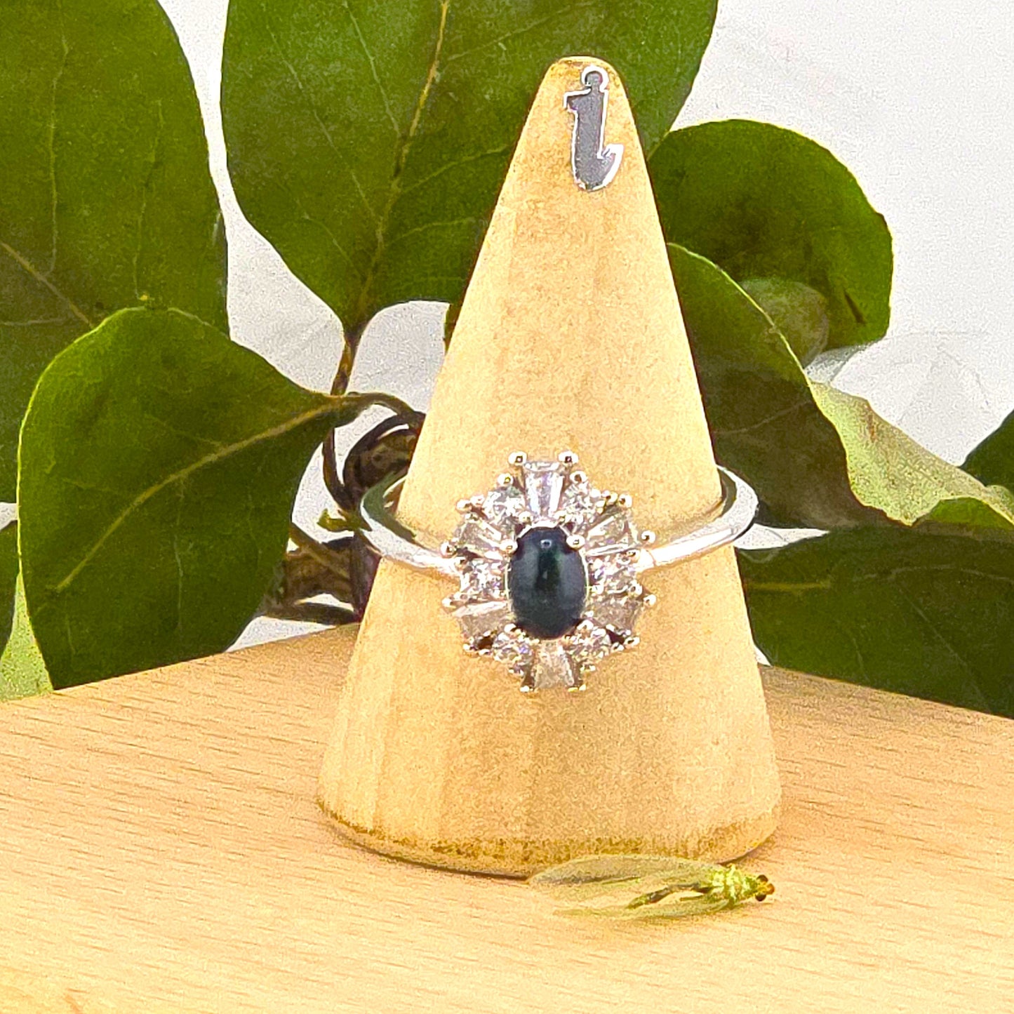 Effervescent (Part 2) - Embedded Sterling Sliver 925 METAL RINGS with Crystal Stones – Item P