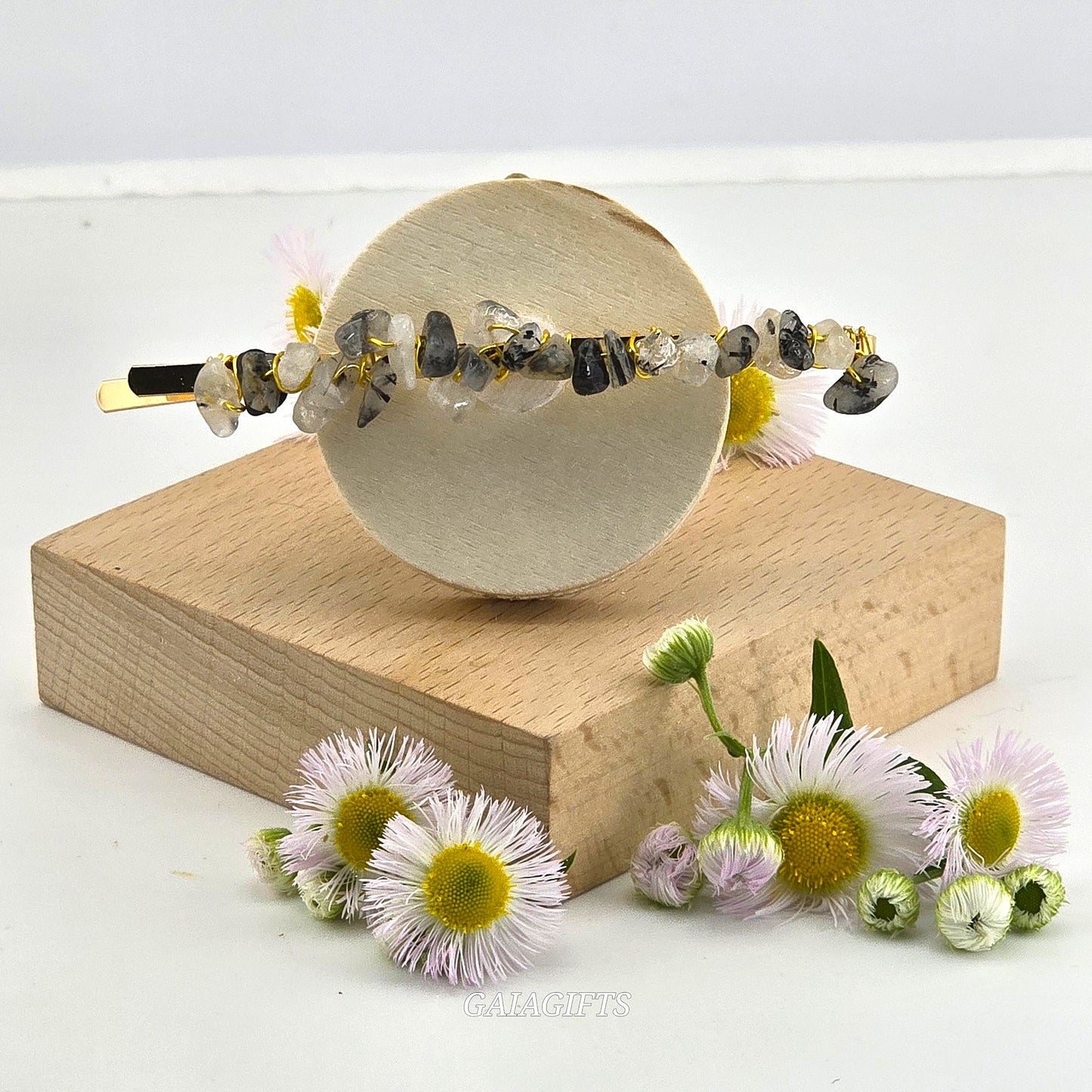 Harness the Elegance of Crystal Hair BOBBY PINS - Item L