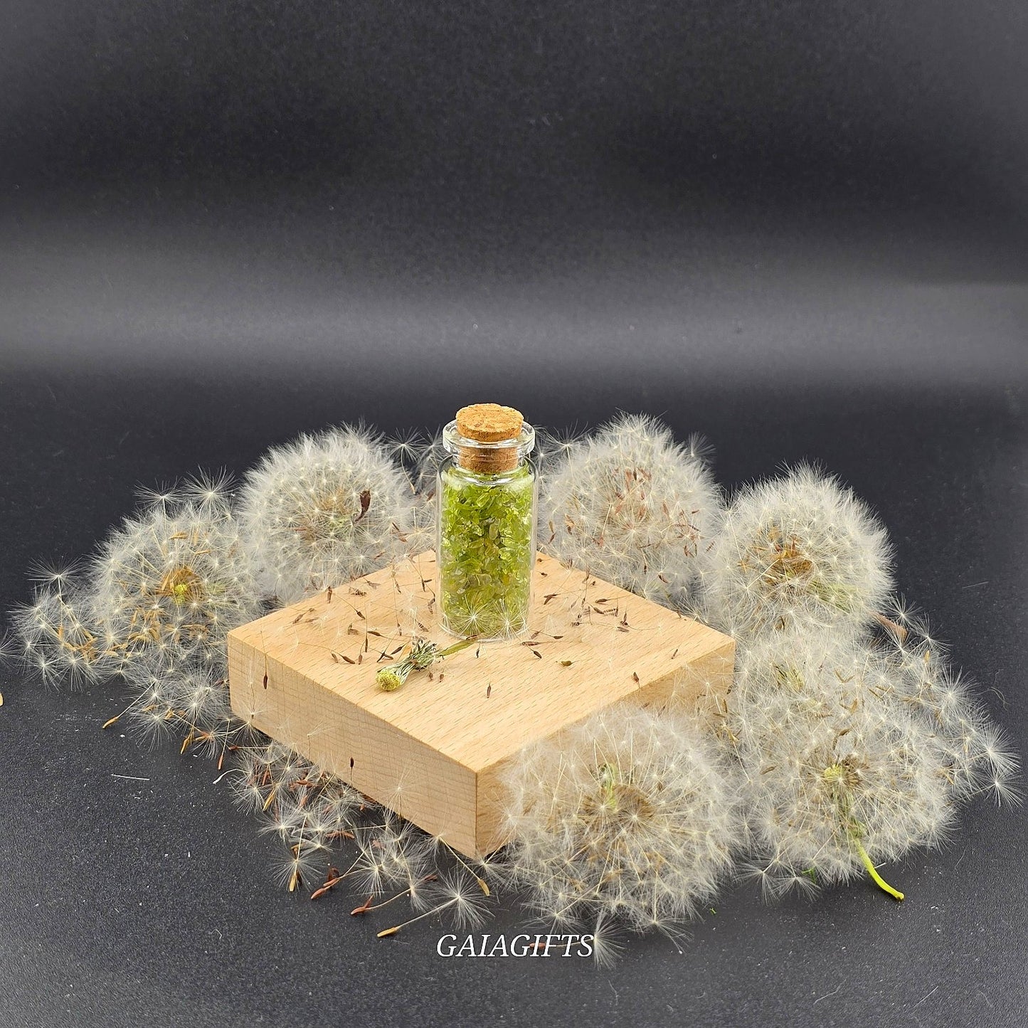 Miraculous Medium CRYSTAL-Infused WISH BOTTLES with Gemstone Chips – Item W