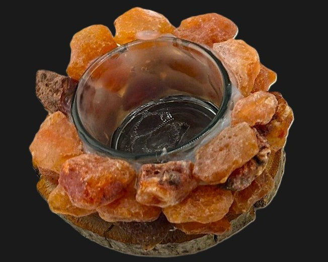 Wrapped in Crystal - Elegant Tea Light CANDLE HOLDERS - Item AC