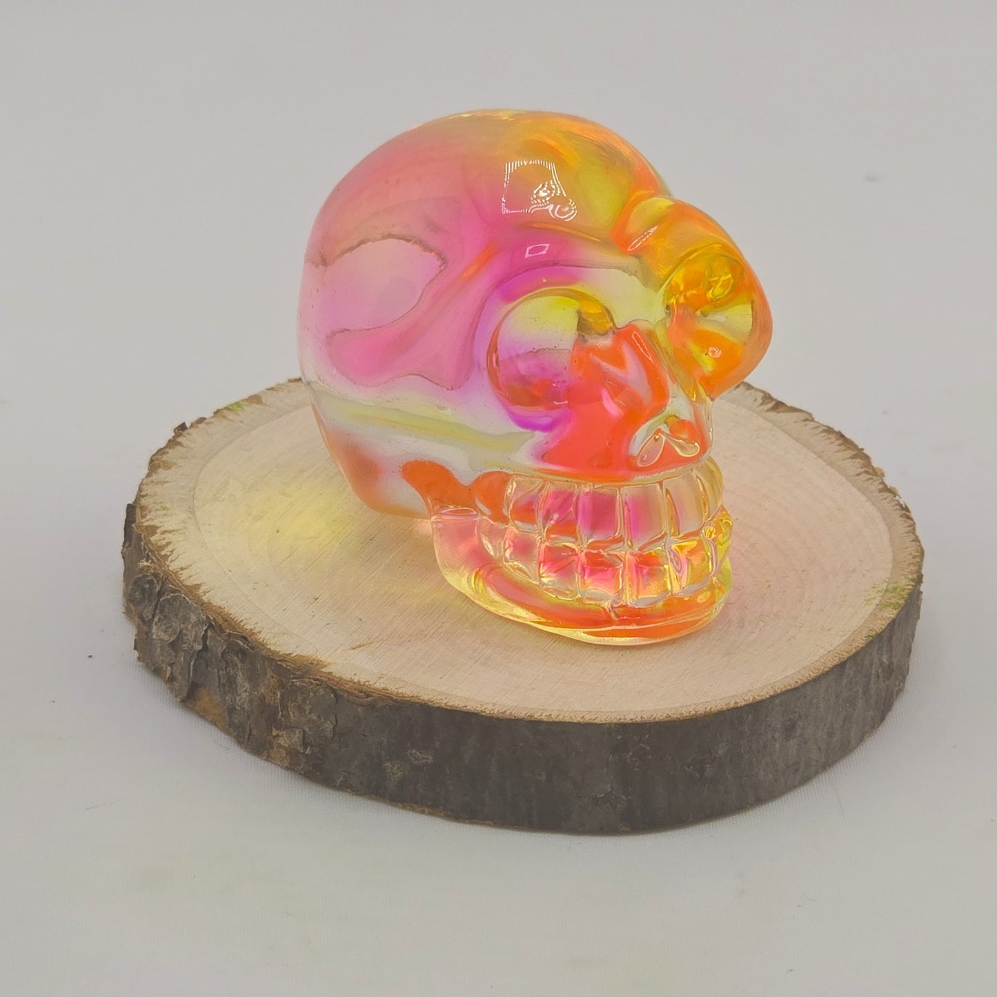 Astonishing Crystal & Fossil SKULLS Designs- Item AI
