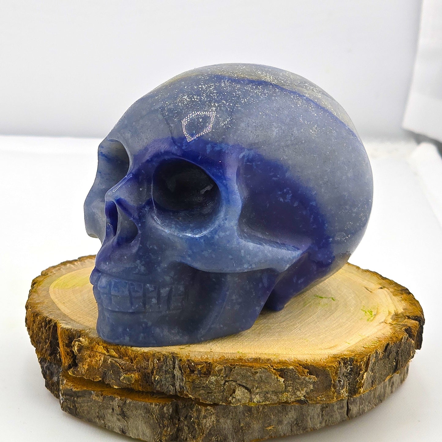Astonishing Crystal & Fossil SKULLS Designs- Item AI