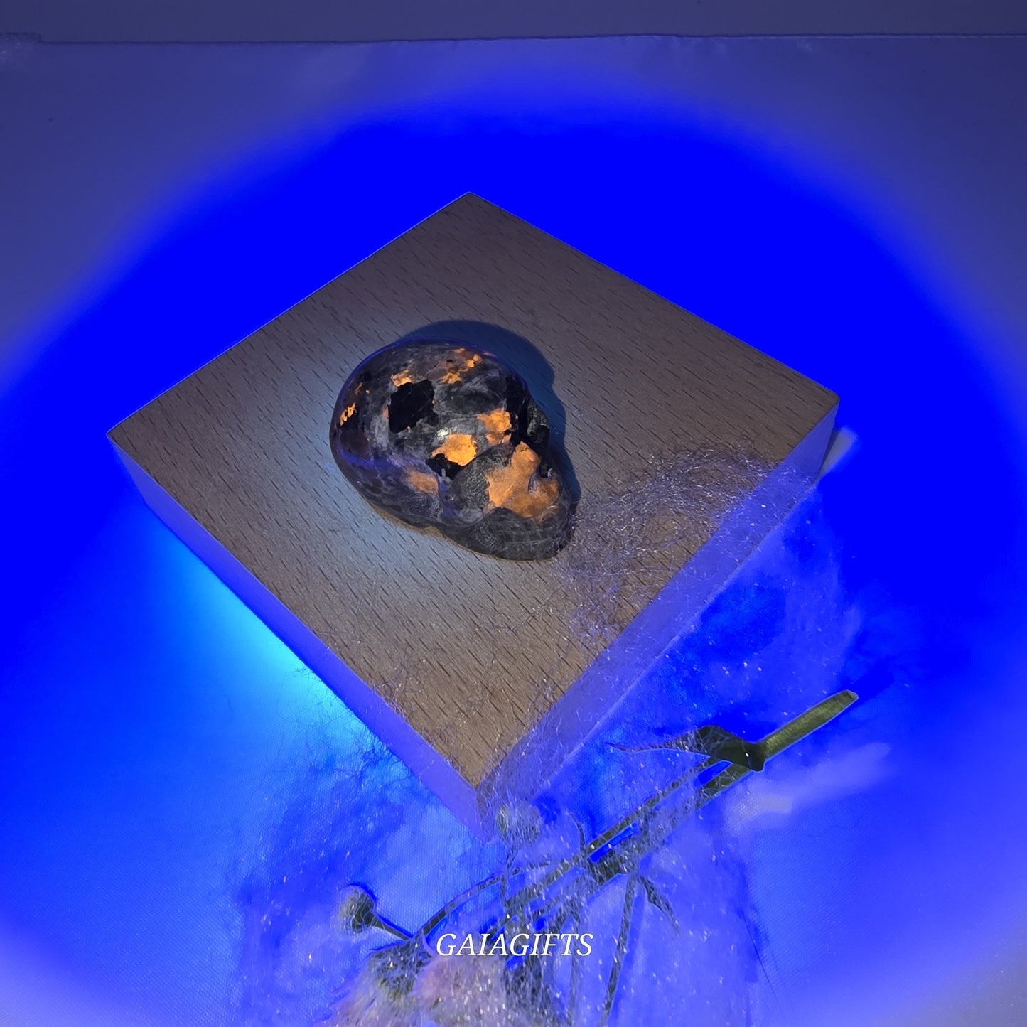 Astonishing Crystal & Fossil SKULLS Designs- Item AI