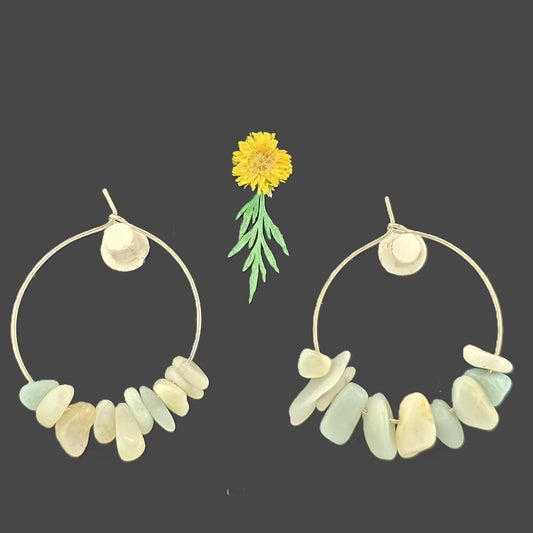 Unique – Fancy 925 Silver & Yellow METAL EARRINGS with Crystals Item U Part 1