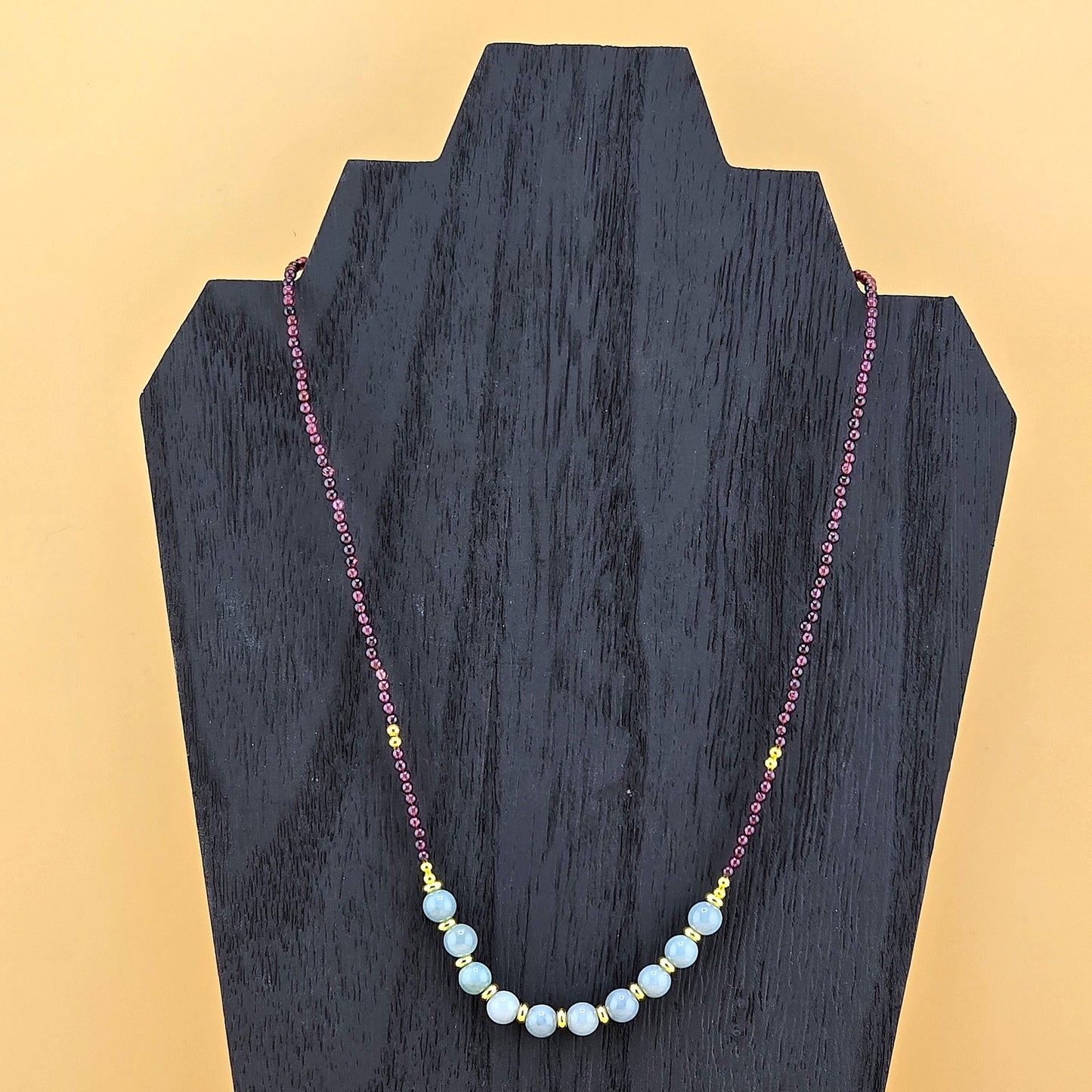 Glamorous BEADED Crystal NECKLACE  – Item AY