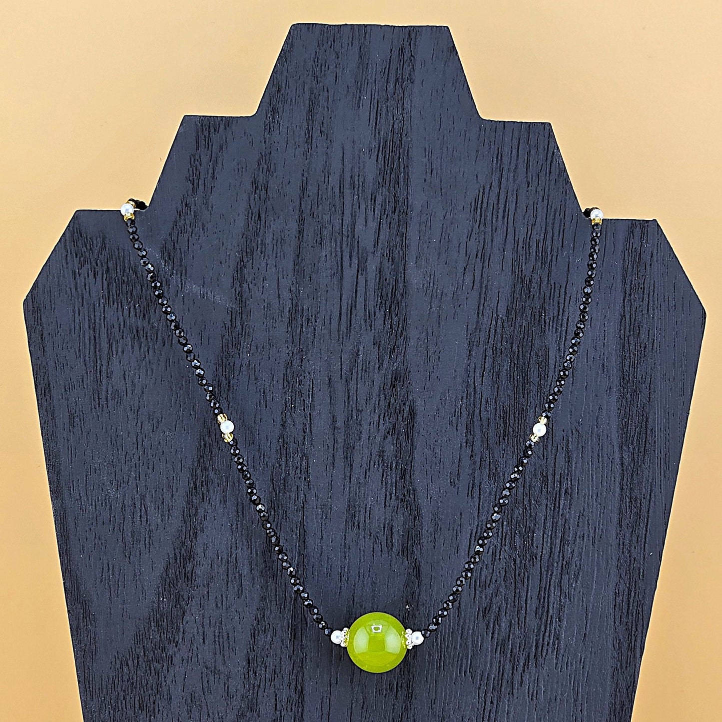 Glamorous BEADED Crystal NECKLACE  – Item AY