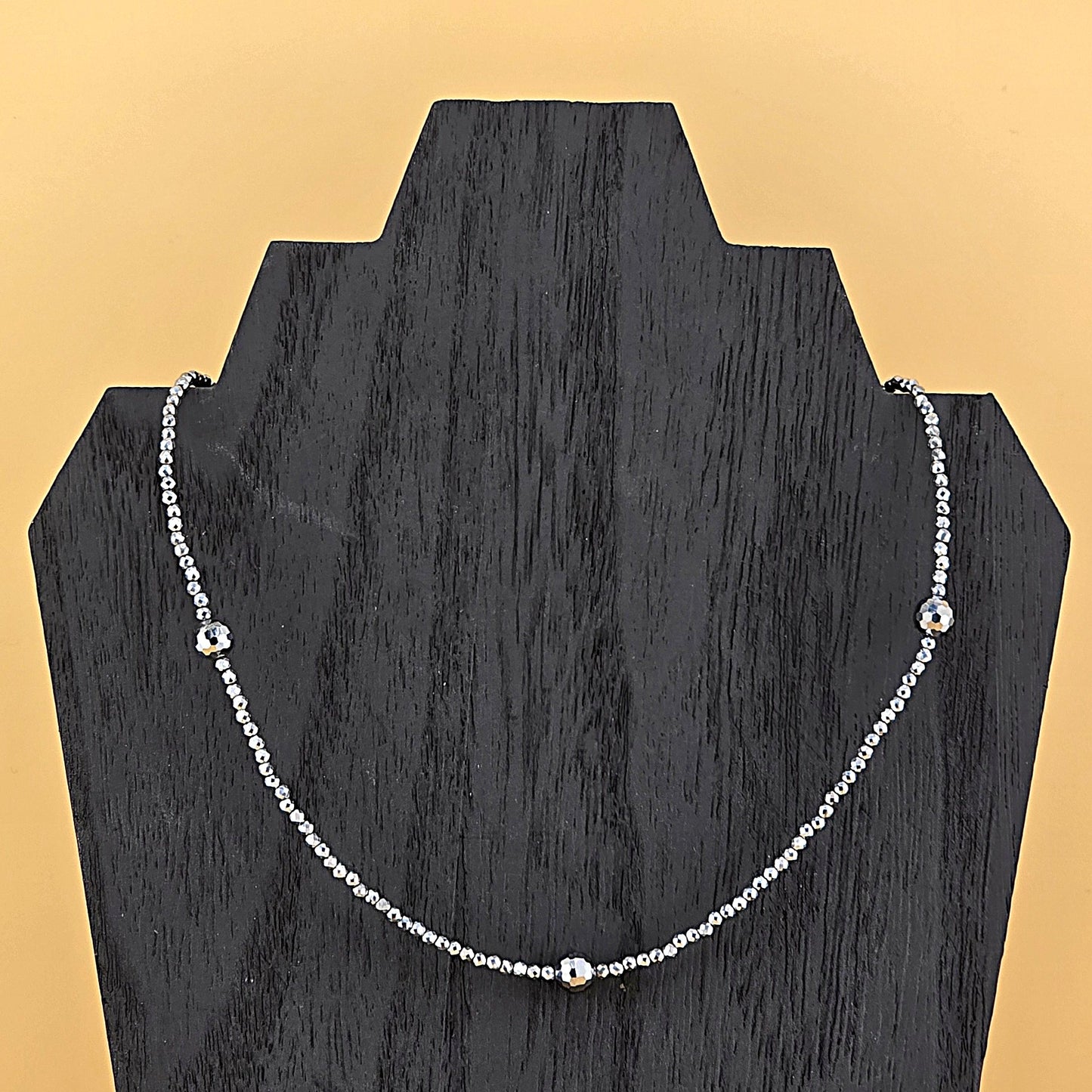 Glamorous BEADED Crystal NECKLACE  – Item AY