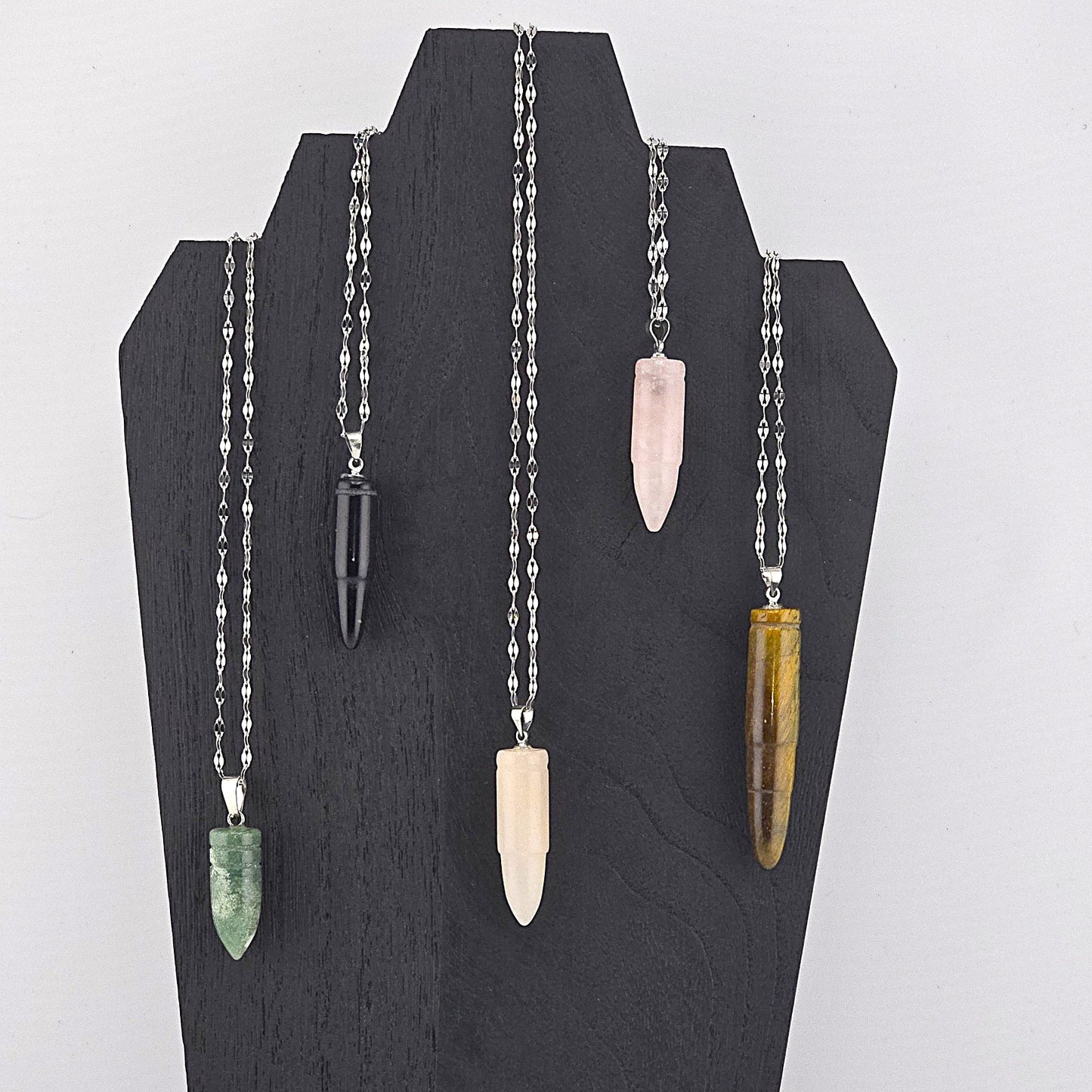 Glimmering PART 2 - Crystal NECKLACE & PENDANT (Silver / Yellow Metal) – Item AZ