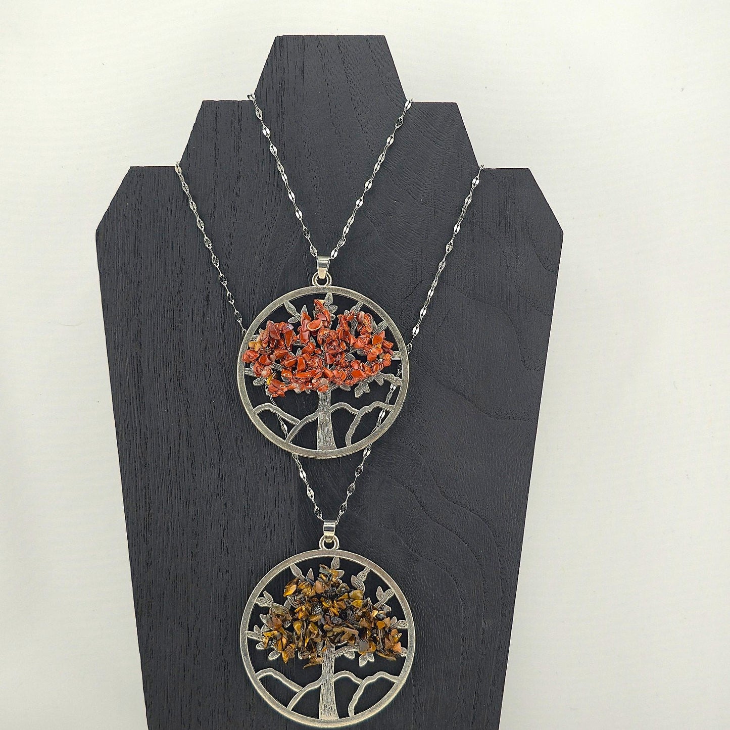 Glimmering PART 3 - Crystal NECKLACE & PENDANT (Silver / Yellow Metal) – Item AZ