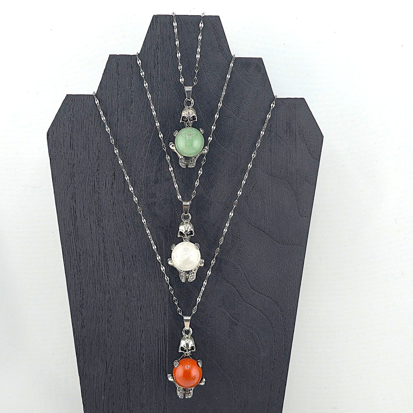 Glimmering PART 3 - Crystal NECKLACE & PENDANT (Silver / Yellow Metal) – Item AZ