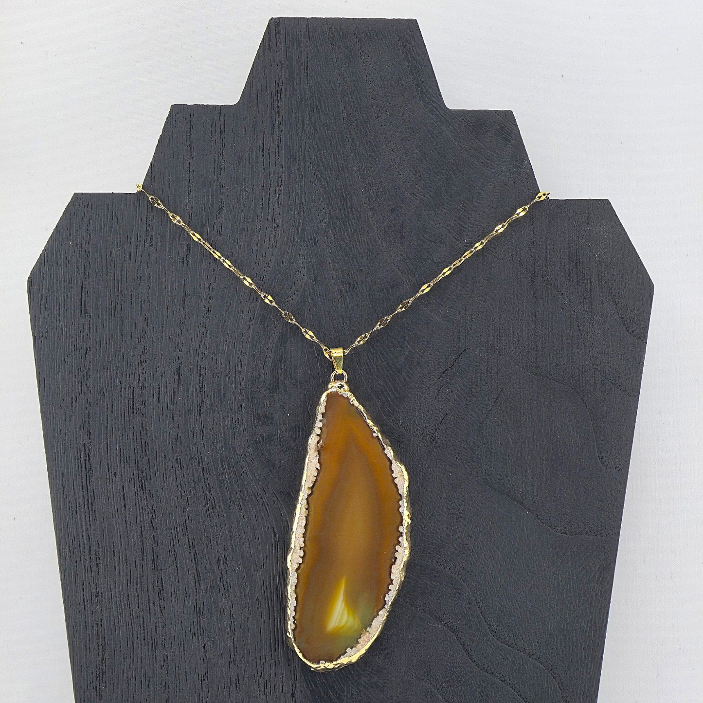 Glimmering PART 3 - Crystal NECKLACE & PENDANT (Silver / Yellow Metal) – Item AZ