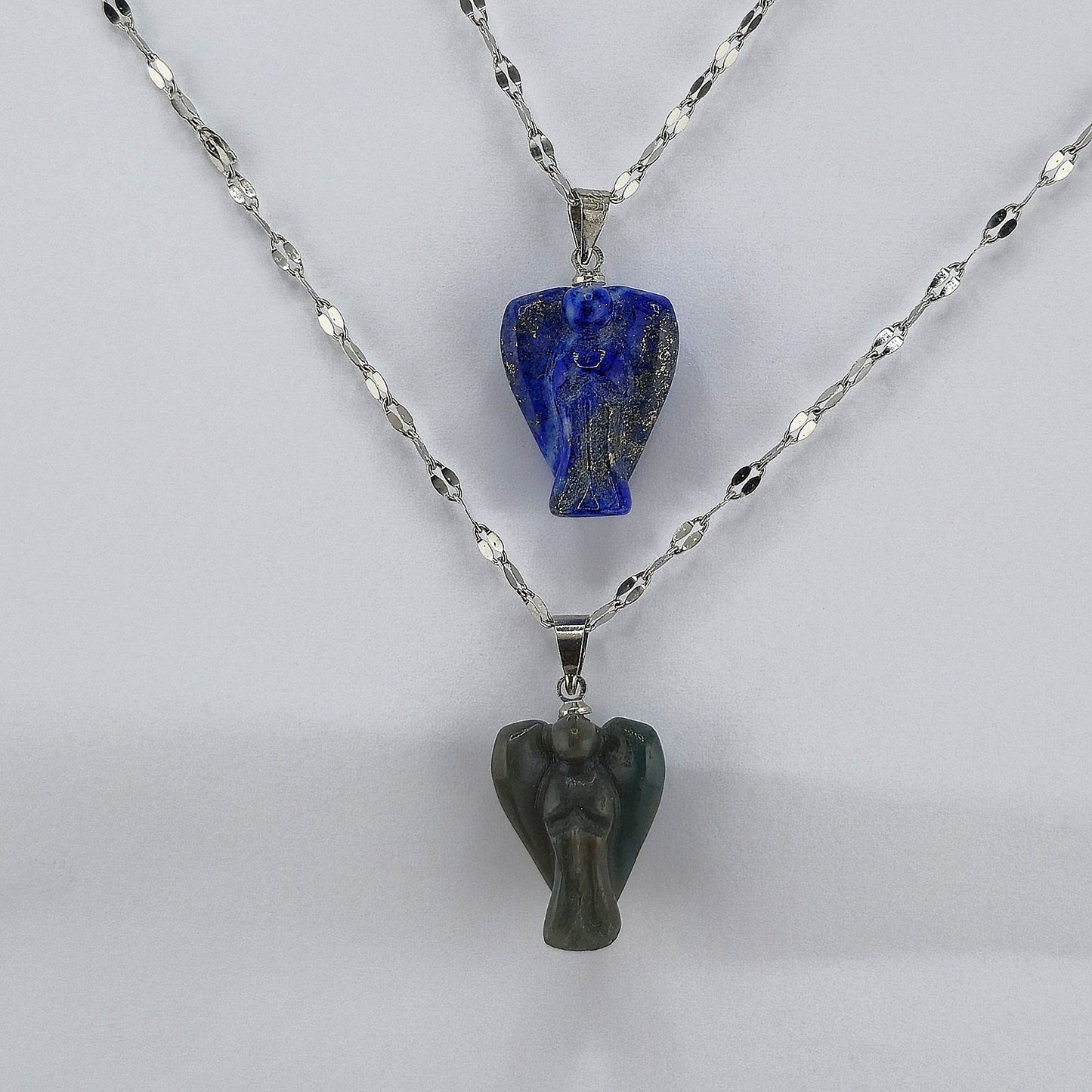 Glimmering PART 2 - Crystal NECKLACE & PENDANT (Silver / Yellow Metal) – Item AZ