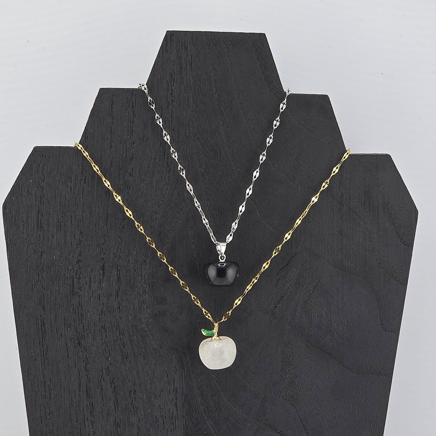 Glimmering PART 2 - Crystal NECKLACE & PENDANT (Silver / Yellow Metal) – Item AZ