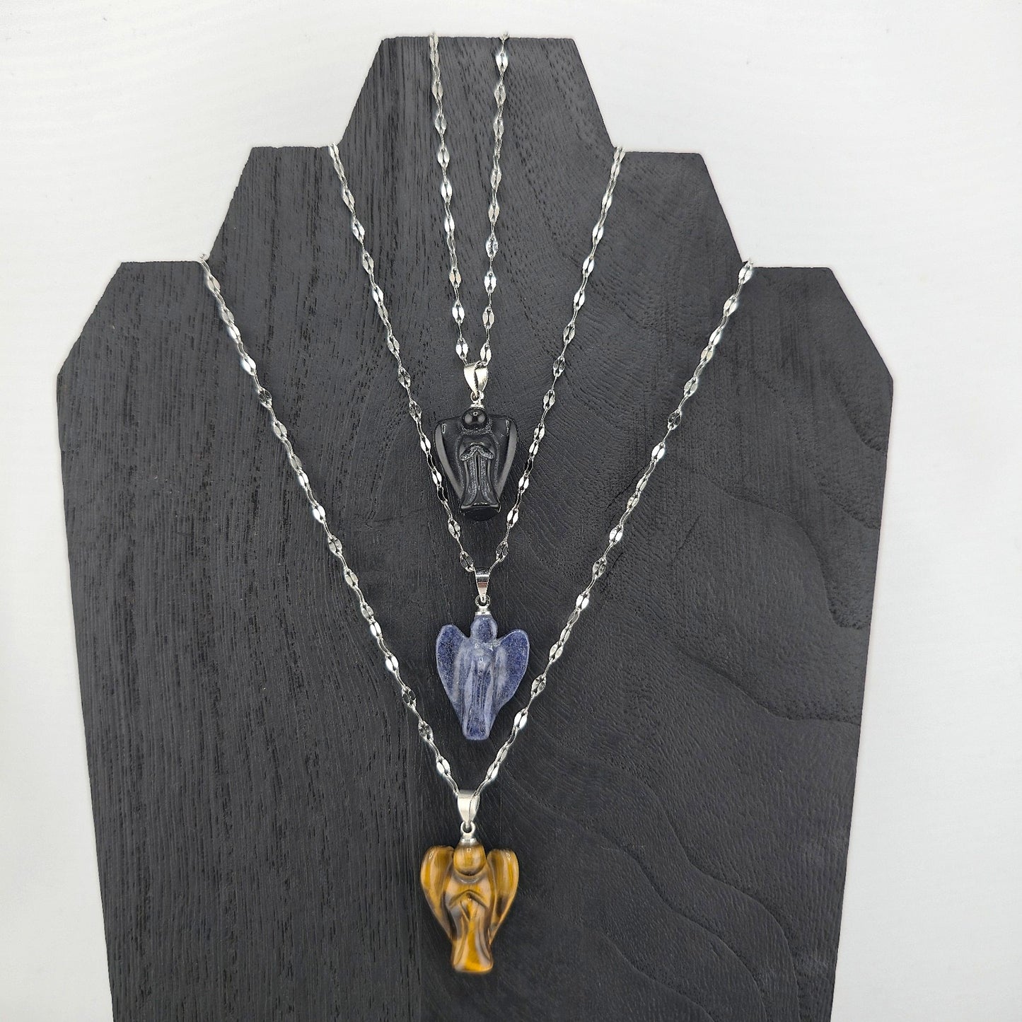 Glimmering PART 2 - Crystal NECKLACE & PENDANT (Silver / Yellow Metal) – Item AZ