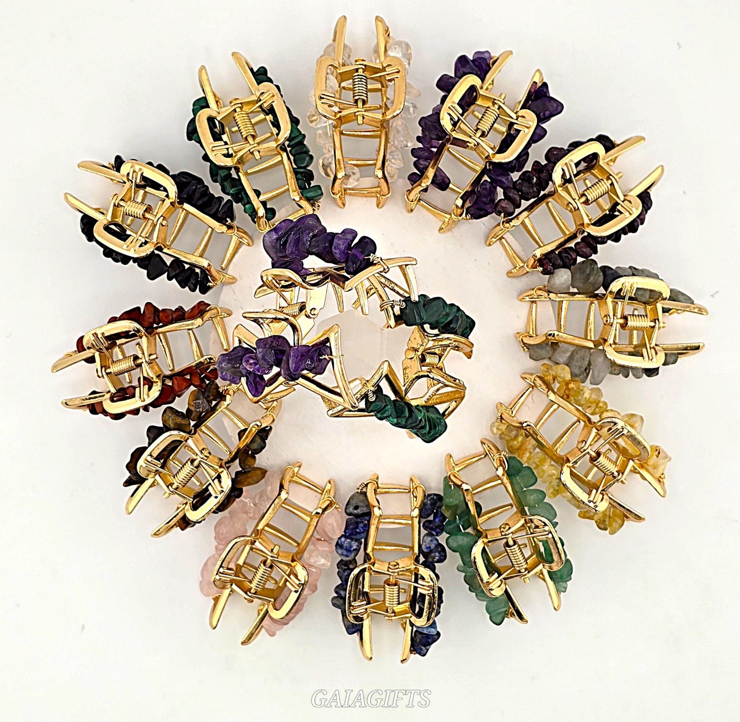 Harmonious  Crystal Hair CLAW CLIPS – Item G