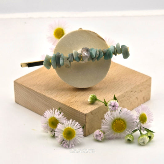 Harness the Elegance of Crystal Hair BOBBY PINS - Item L