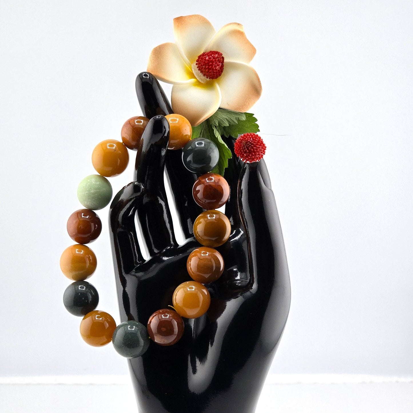 (Part 1) Balance your energy while wearing BEADED BRACLETS – With & Without Charm – Item B (Agate - Aventurine)