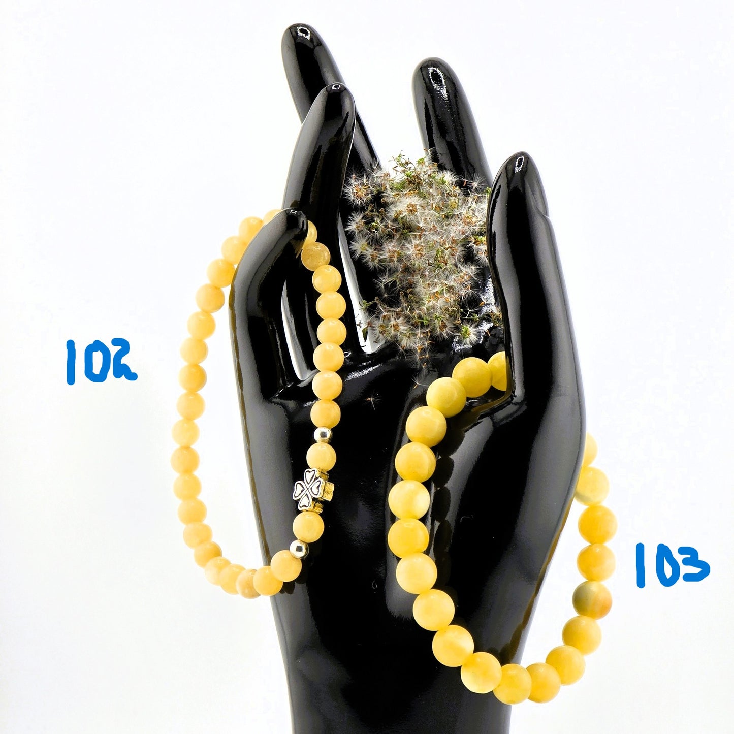 (Part 2) Balance your energy while wearing BEADED BRACLETS – With & Without Charm – Item B (Agate- Lapis Lazuli)