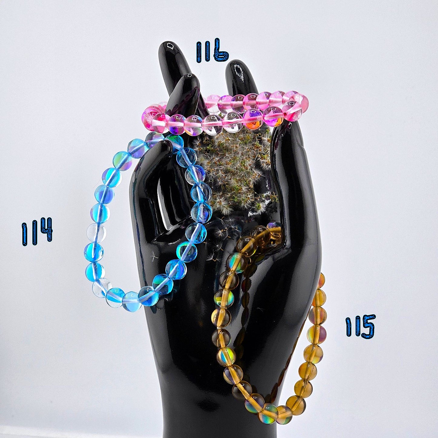 (Part 2) Balance your energy while wearing BEADED BRACLETS – With & Without Charm – Item B (Agate- Lapis Lazuli)