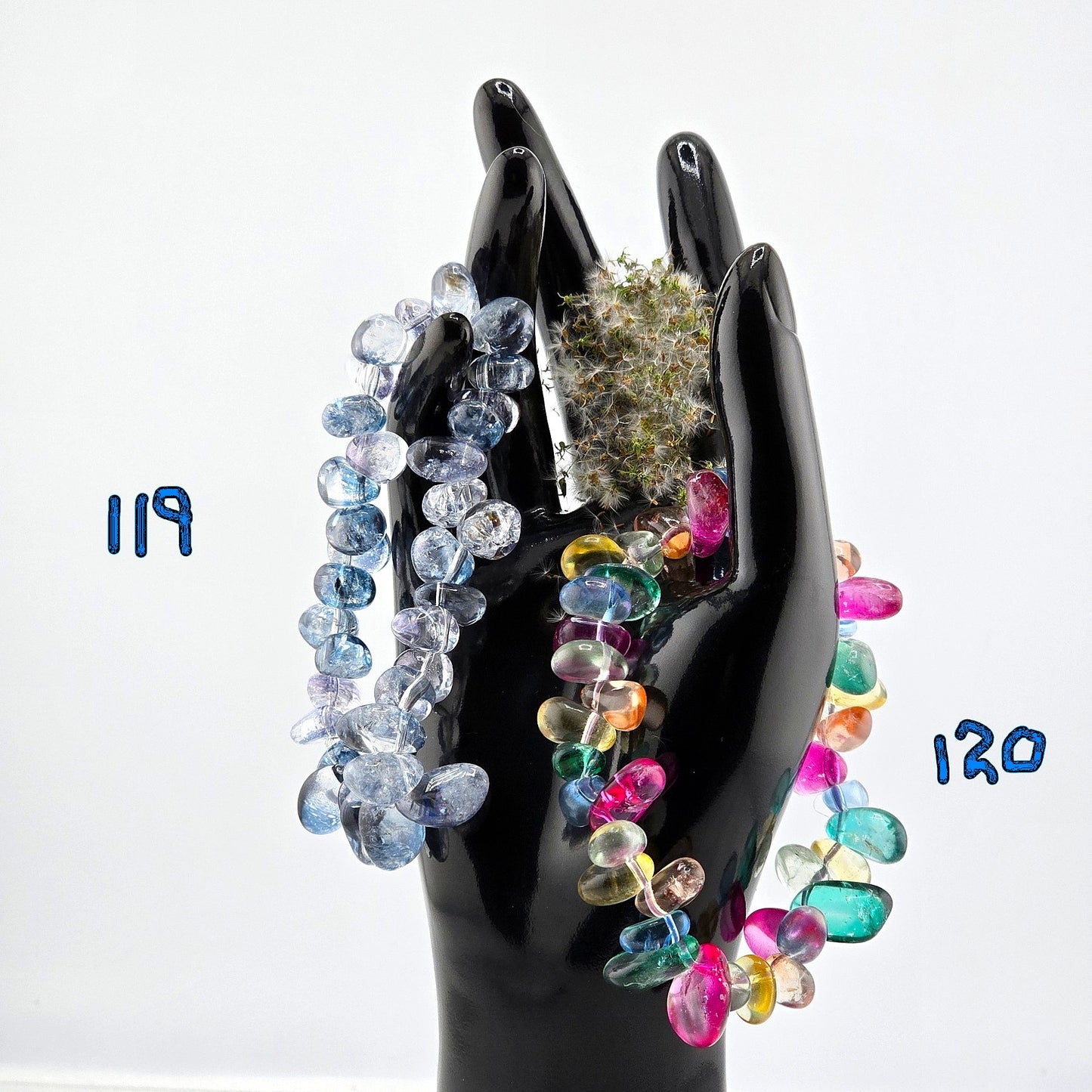 (Part 2) Balance your energy while wearing BEADED BRACLETS – With & Without Charm – Item B (Agate- Lapis Lazuli)