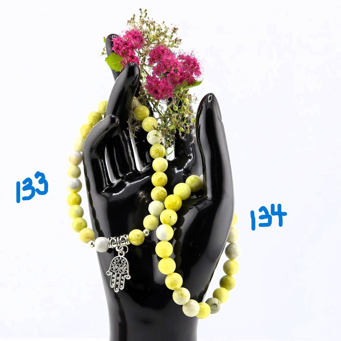 (Part 2) Balance your energy while wearing BEADED BRACLETS – With & Without Charm – Item B (Agate- Lapis Lazuli)