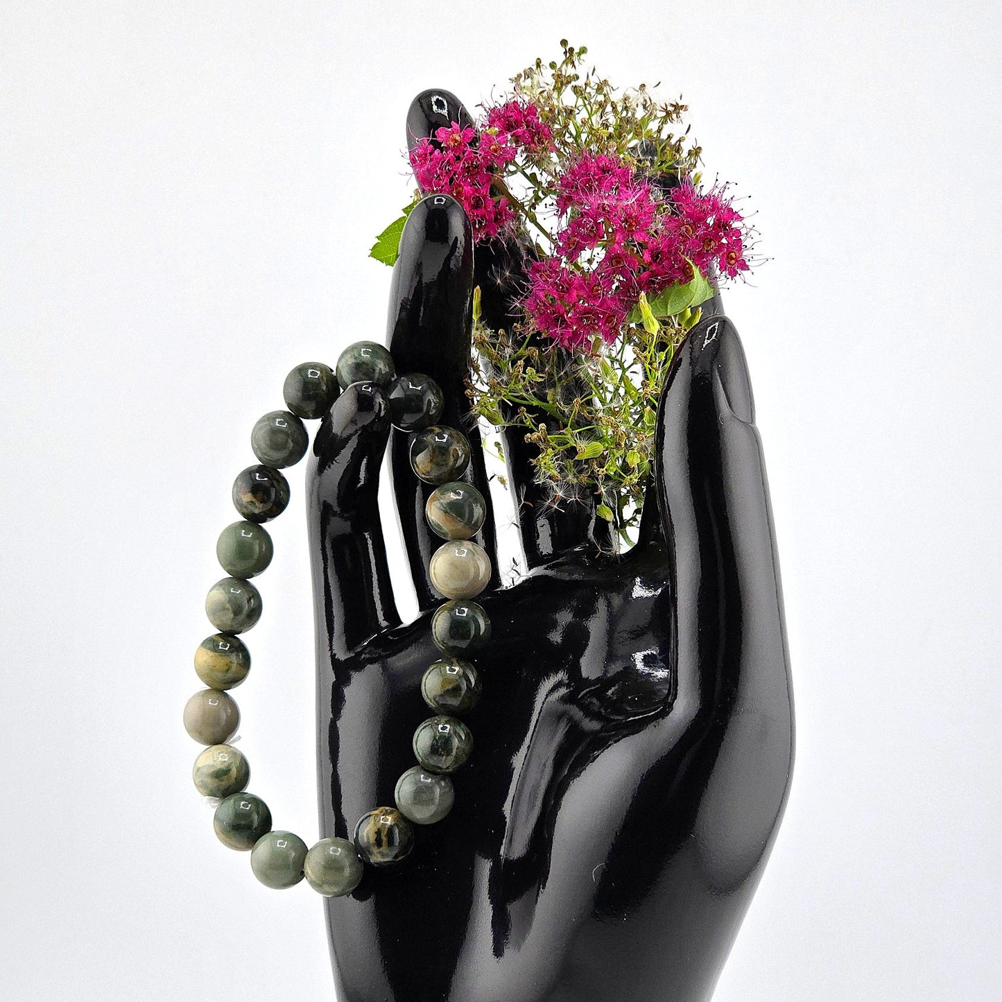 (Part 2) Balance your energy while wearing BEADED BRACLETS – With & Without Charm – Item B (Agate- Lapis Lazuli)
