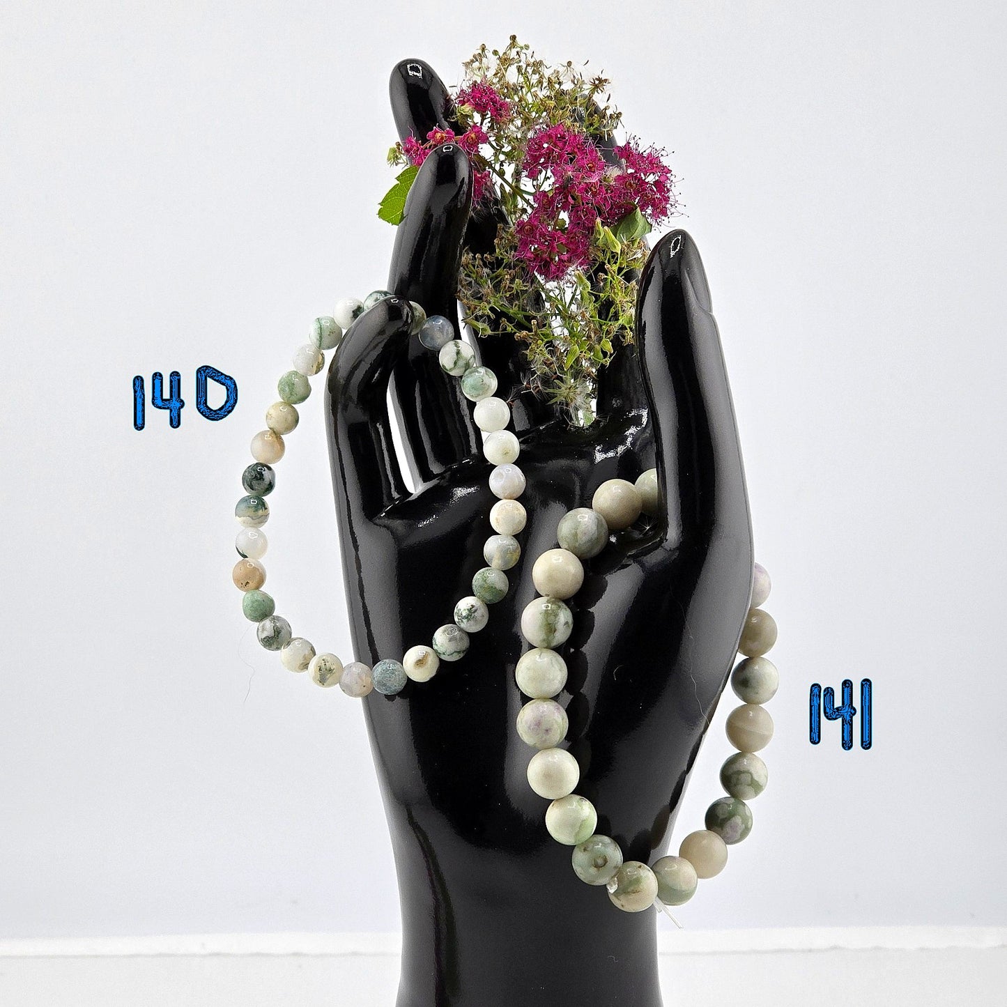 (Part 2) Balance your energy while wearing BEADED BRACLETS – With & Without Charm – Item B (Agate- Lapis Lazuli)