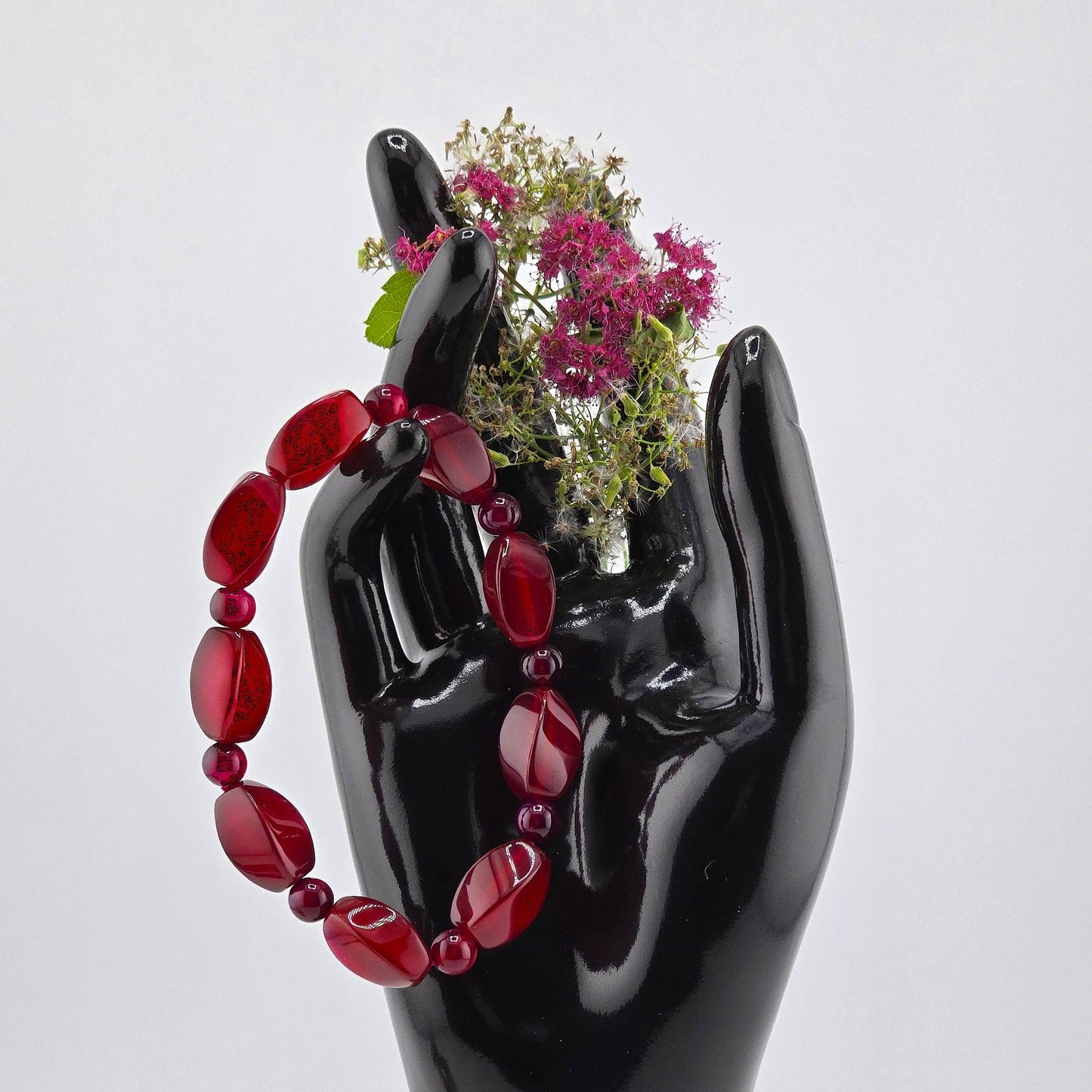 (Part 2) Balance your energy while wearing BEADED BRACLETS – With & Without Charm – Item B (Agate- Lapis Lazuli)