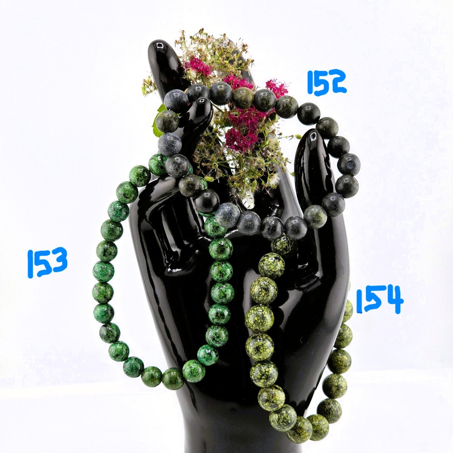 (Part 2) Balance your energy while wearing BEADED BRACLETS – With & Without Charm – Item B (Agate- Lapis Lazuli)