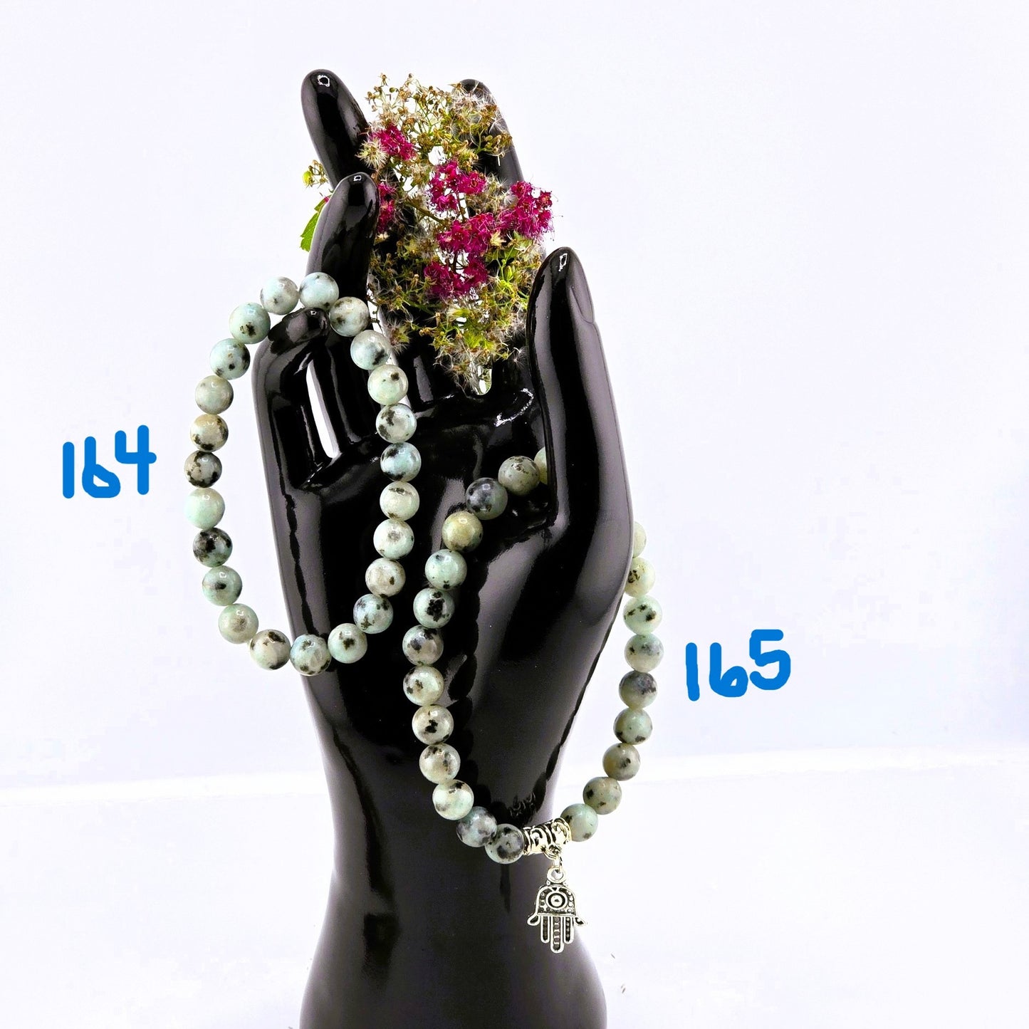 (Part 2) Balance your energy while wearing BEADED BRACLETS – With & Without Charm – Item B (Agate- Lapis Lazuli)
