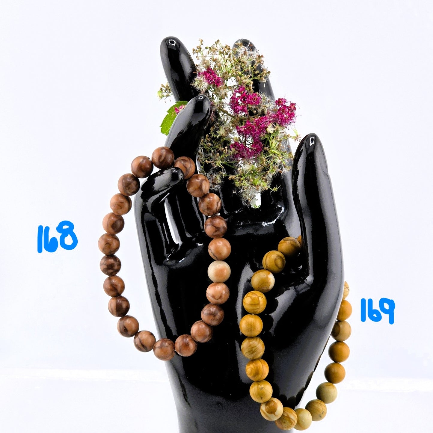 (Part 2) Balance your energy while wearing BEADED BRACLETS – With & Without Charm – Item B (Agate- Lapis Lazuli)