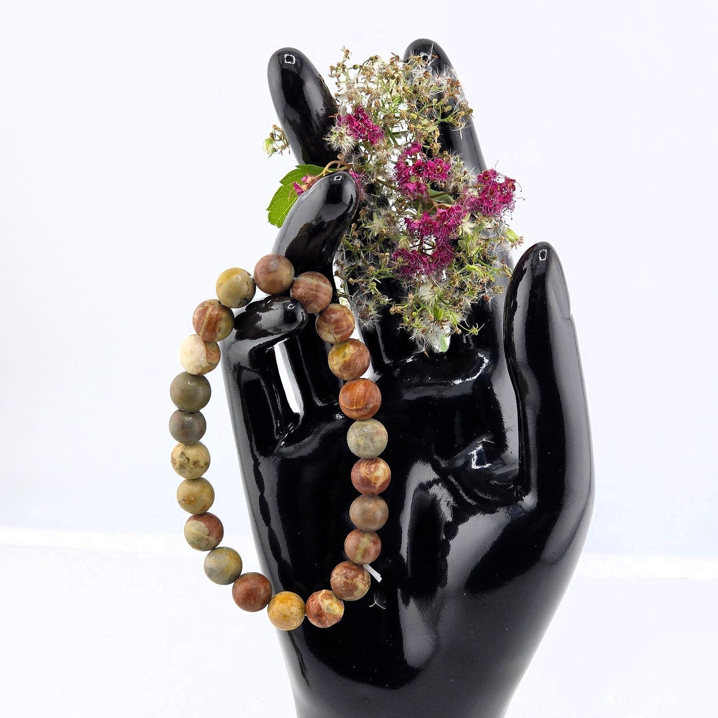 (Part 2) Balance your energy while wearing BEADED BRACLETS – With & Without Charm – Item B (Agate- Lapis Lazuli)