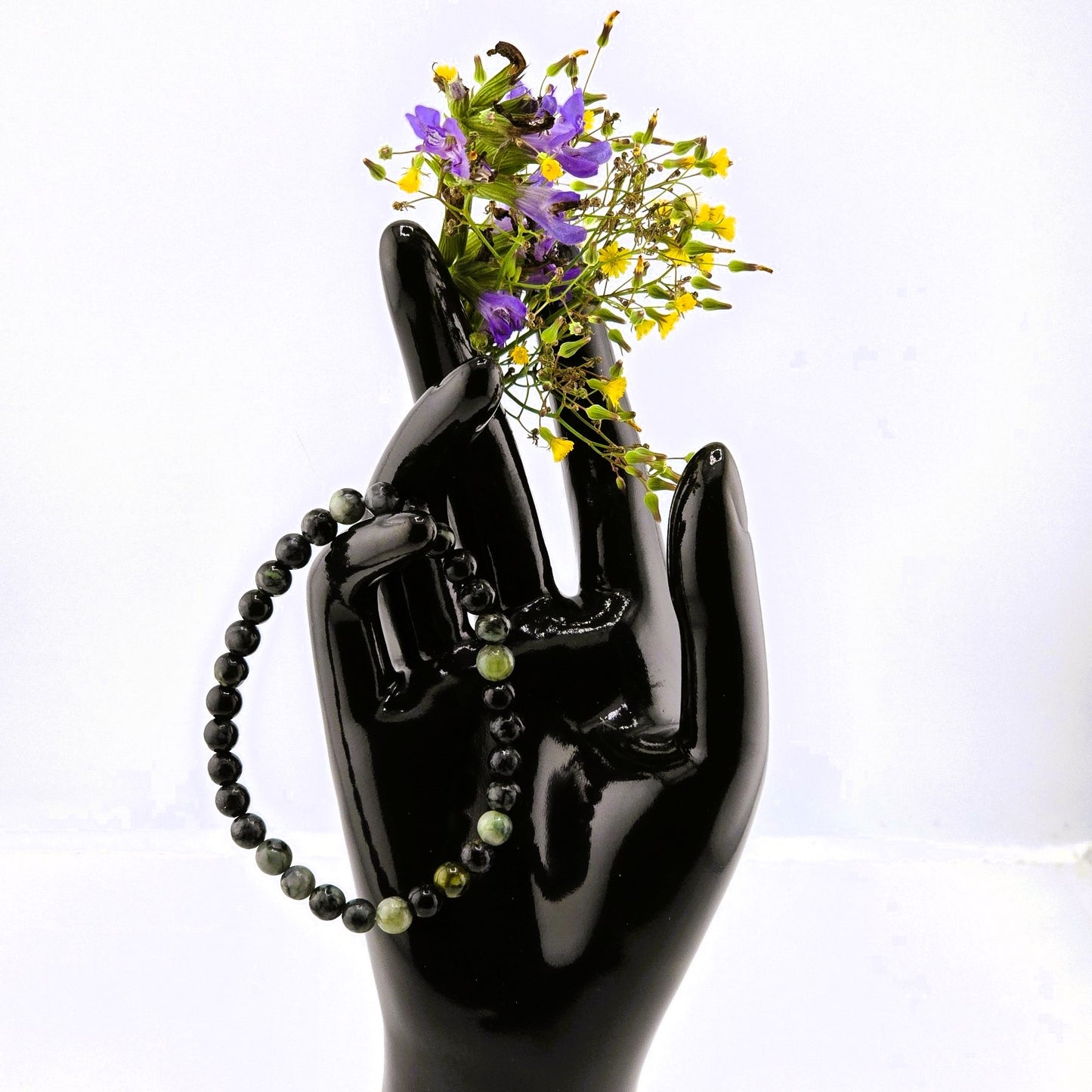 (Part 2) Balance your energy while wearing BEADED BRACLETS – With & Without Charm – Item B (Agate- Lapis Lazuli)