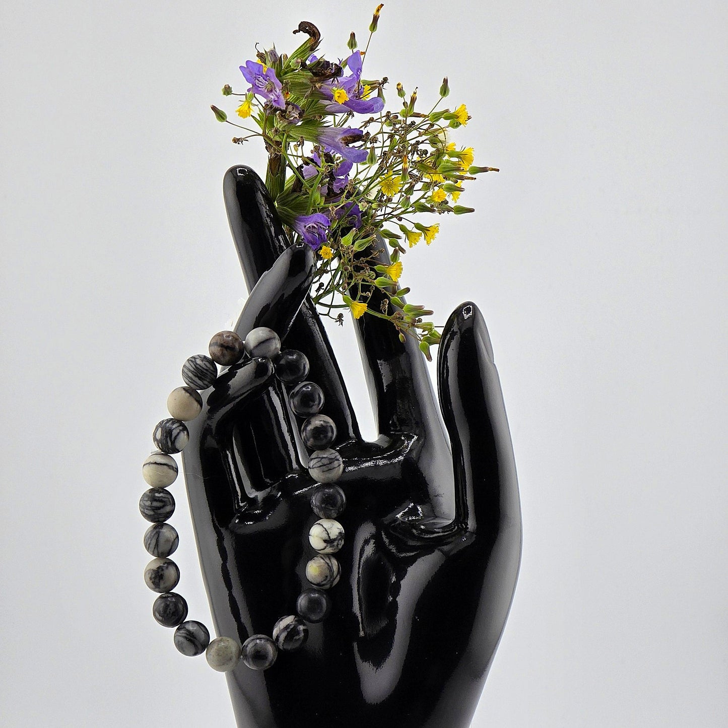 (Part 2) Balance your energy while wearing BEADED BRACLETS – With & Without Charm – Item B (Agate- Lapis Lazuli)