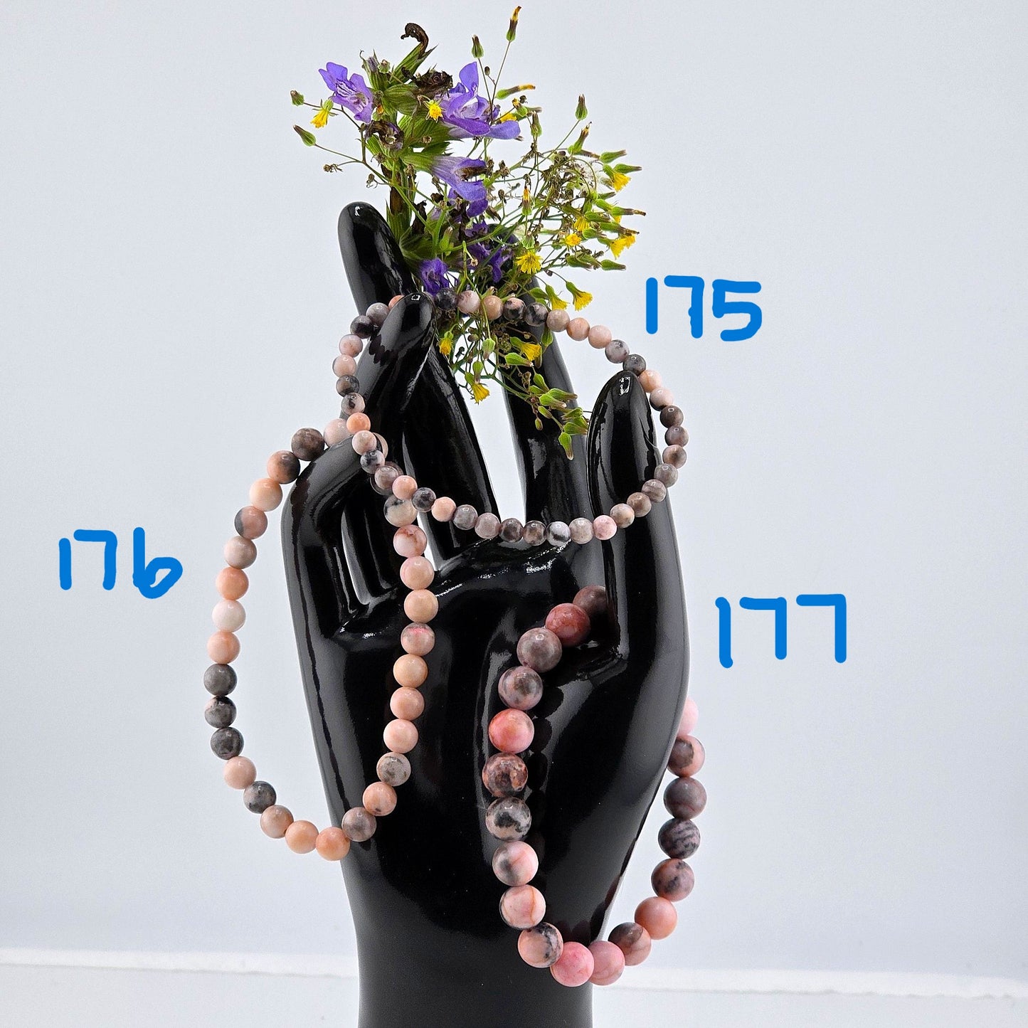 (Part 2) Balance your energy while wearing BEADED BRACLETS – With & Without Charm – Item B (Agate- Lapis Lazuli)