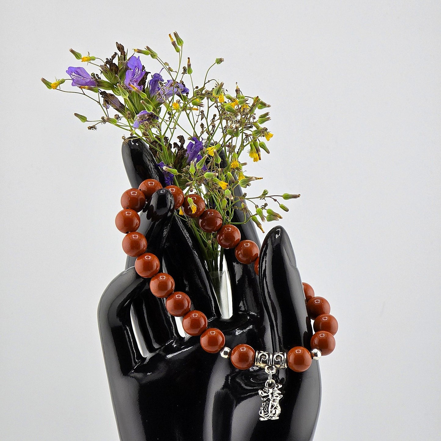 (Part 2) Balance your energy while wearing BEADED BRACLETS – With & Without Charm – Item B (Agate- Lapis Lazuli)