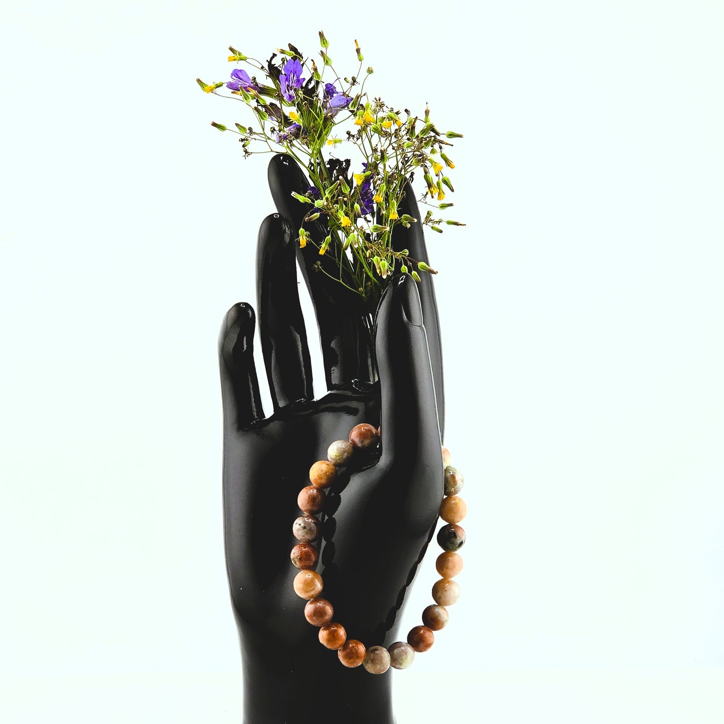 (Part 2) Balance your energy while wearing BEADED BRACLETS – With & Without Charm – Item B (Agate- Lapis Lazuli)