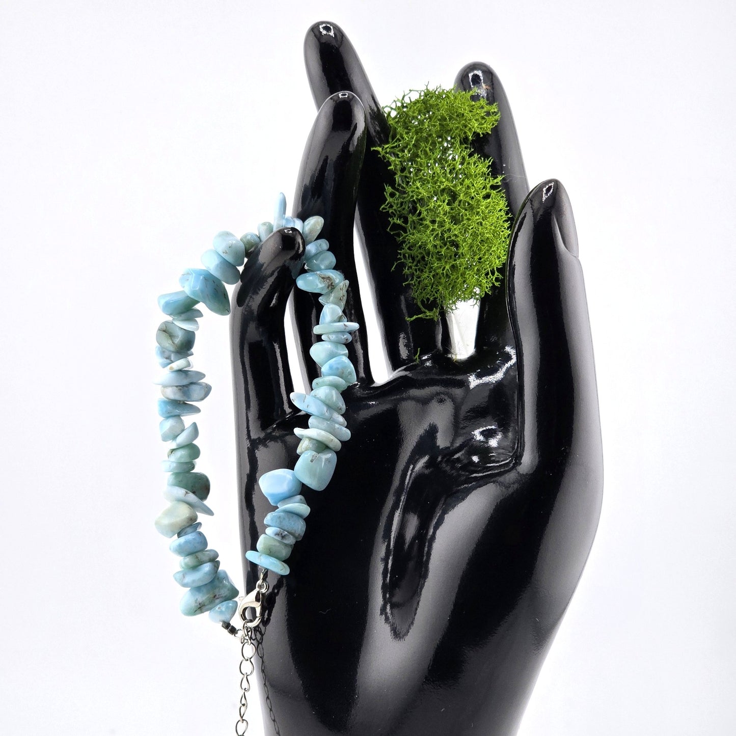 (Part 3) Balance your energy while wearing BEADED BRACLETS – With & Without Charm – Item B (Larimar- Sodalite)