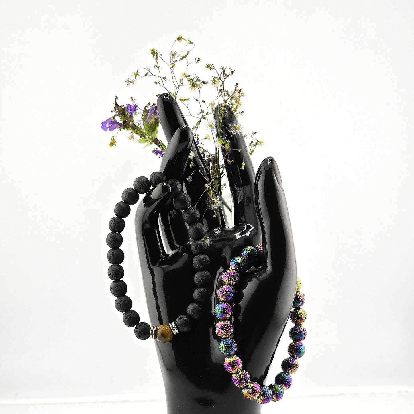 (Part 3) Balance your energy while wearing BEADED BRACLETS – With & Without Charm – Item B (Larimar- Sodalite)
