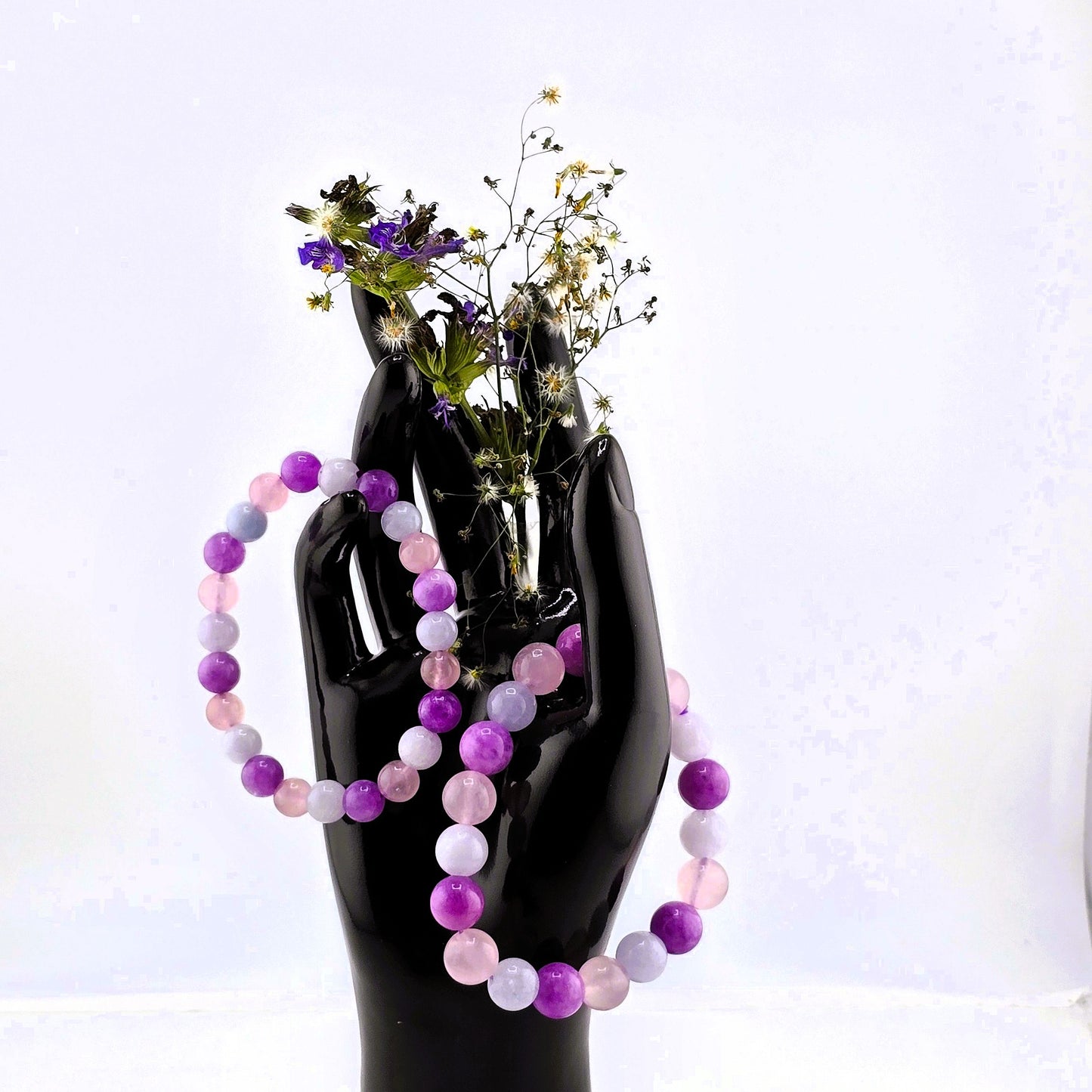 (Part 3) Balance your energy while wearing BEADED BRACLETS – With & Without Charm – Item B (Larimar- Sodalite)