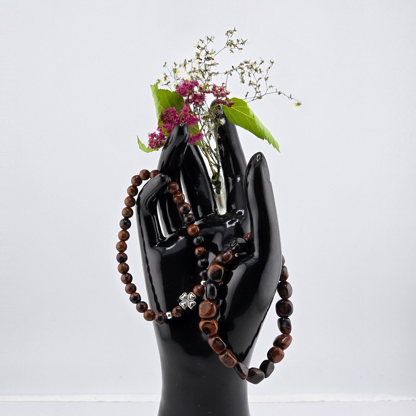 (Part 3) Balance your energy while wearing BEADED BRACLETS – With & Without Charm – Item B (Larimar- Sodalite)