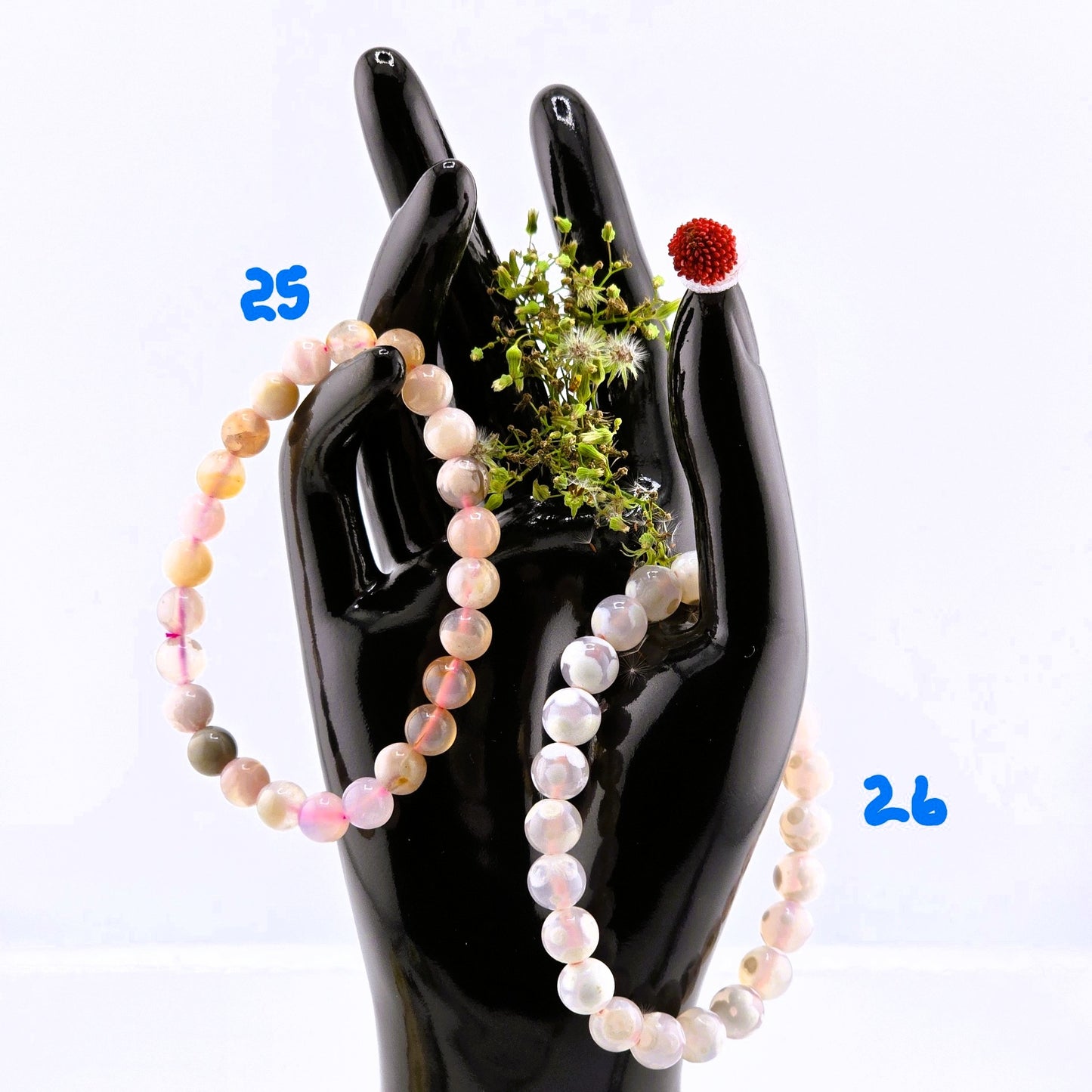 (Part 1) Balance your energy while wearing BEADED BRACLETS – With & Without Charm – Item B (Agate - Aventurine)
