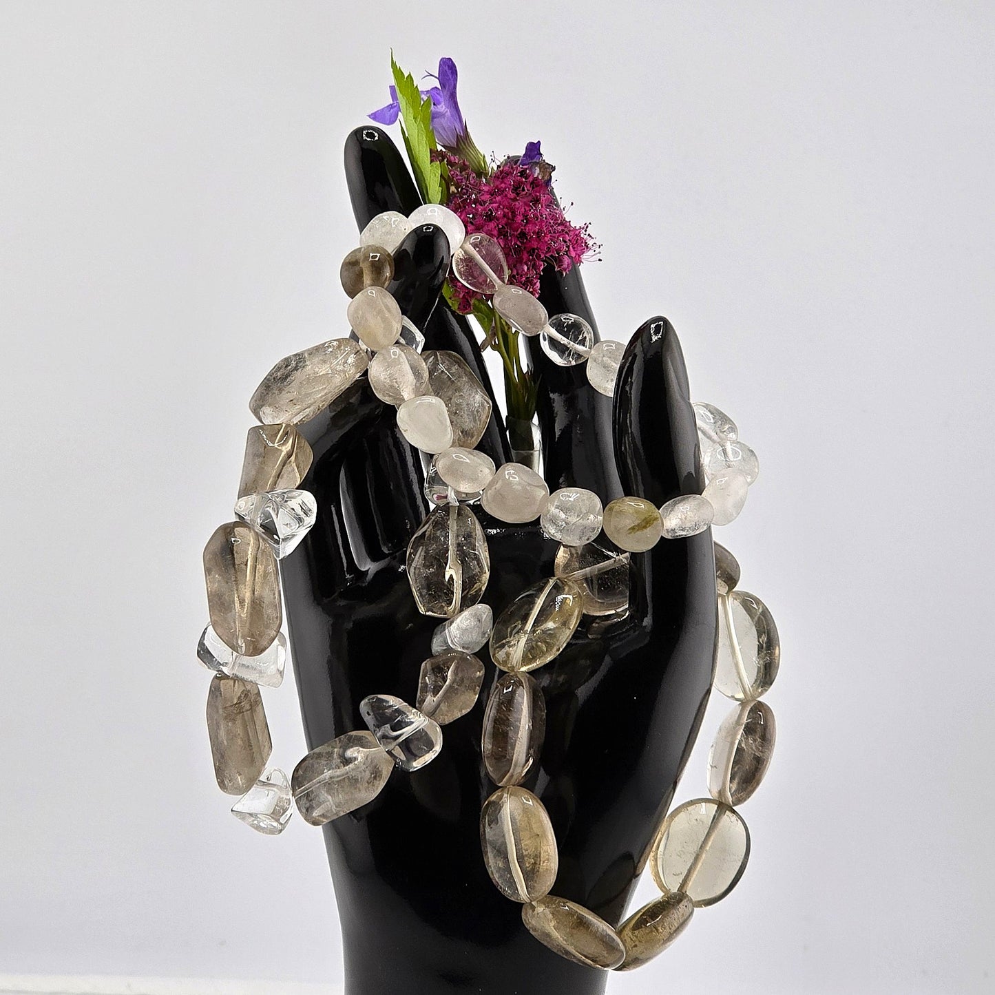 (Part 3) Balance your energy while wearing BEADED BRACLETS – With & Without Charm – Item B (Larimar- Sodalite)