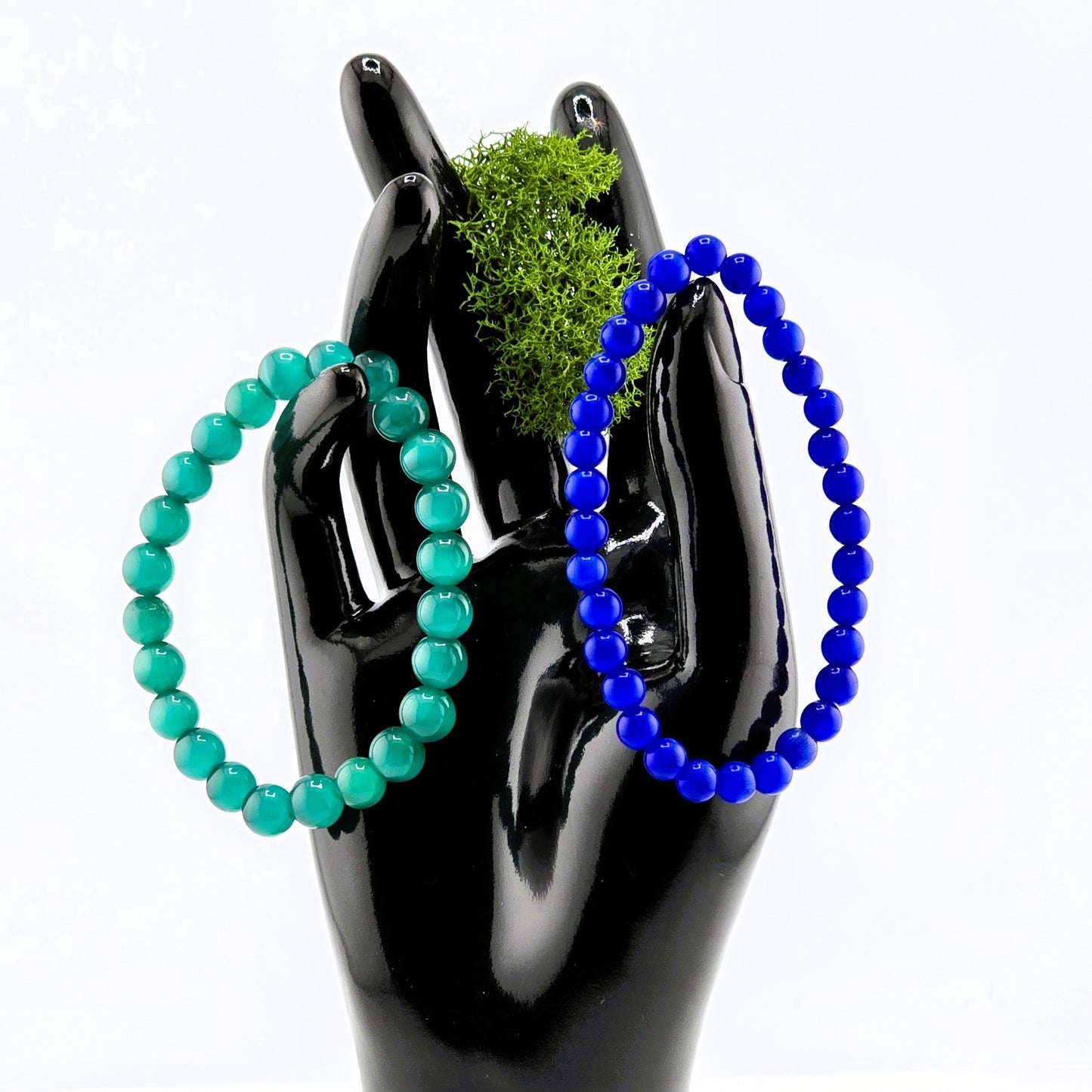 (Part 3) Balance your energy while wearing BEADED BRACLETS – With & Without Charm – Item B (Larimar- Sodalite)
