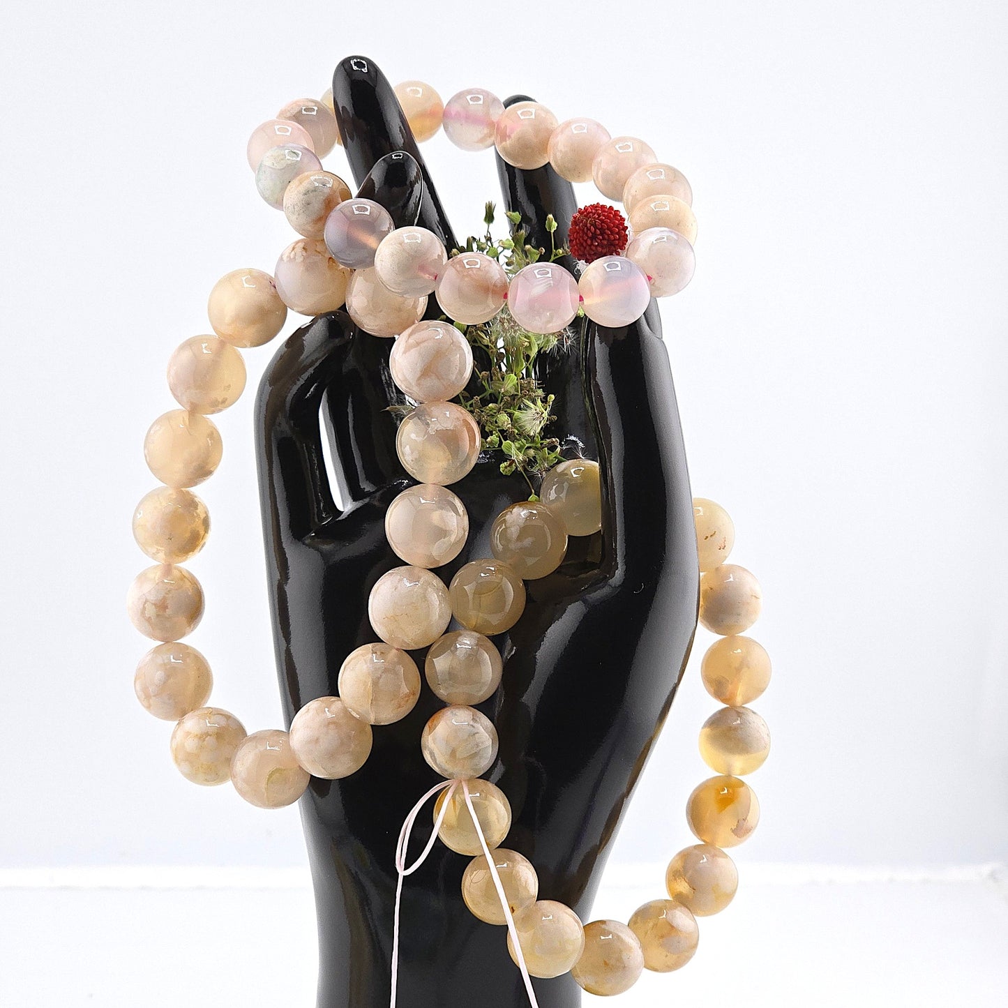 (Part 1) Balance your energy while wearing BEADED BRACLETS – With & Without Charm – Item B (Agate - Aventurine)