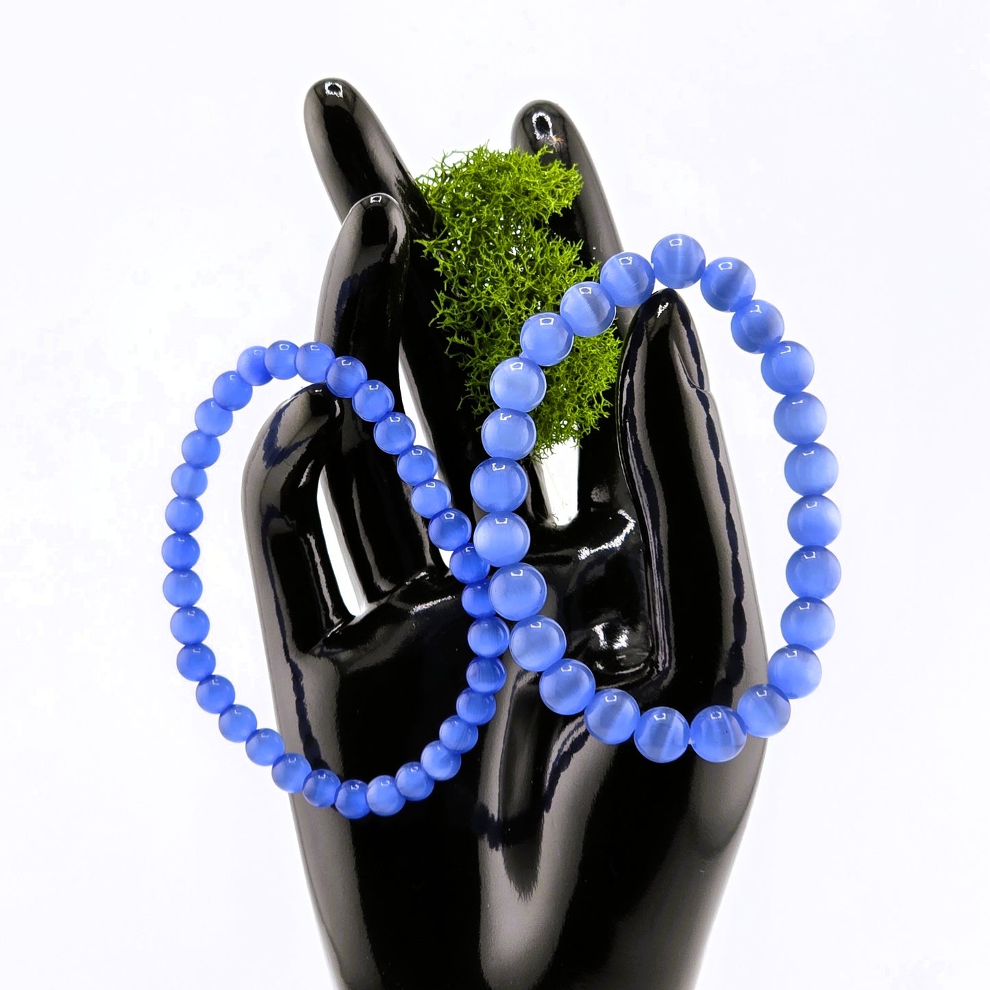 (Part 3) Balance your energy while wearing BEADED BRACLETS – With & Without Charm – Item B (Larimar- Sodalite)