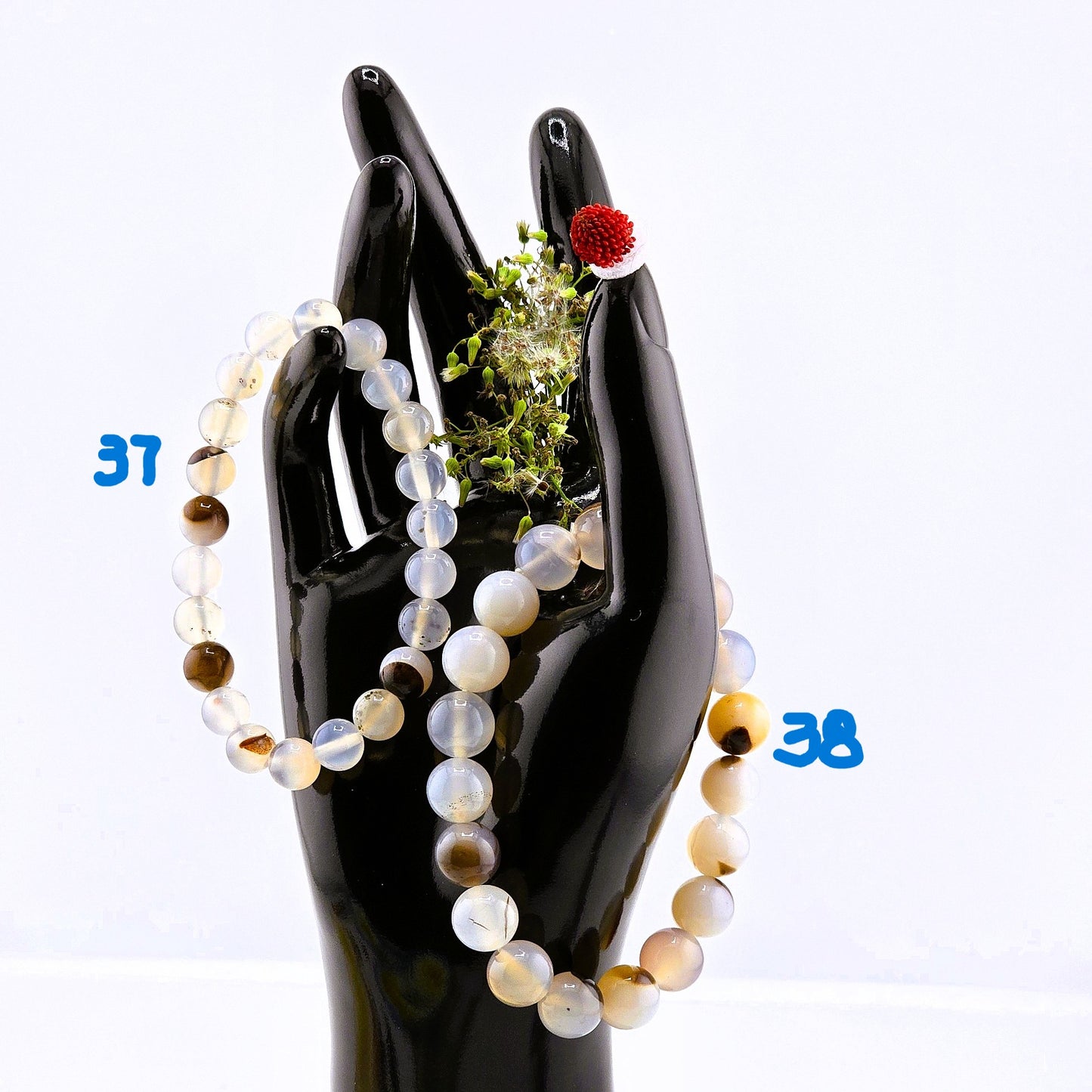 (Part 1) Balance your energy while wearing BEADED BRACLETS – With & Without Charm – Item B (Agate - Aventurine)