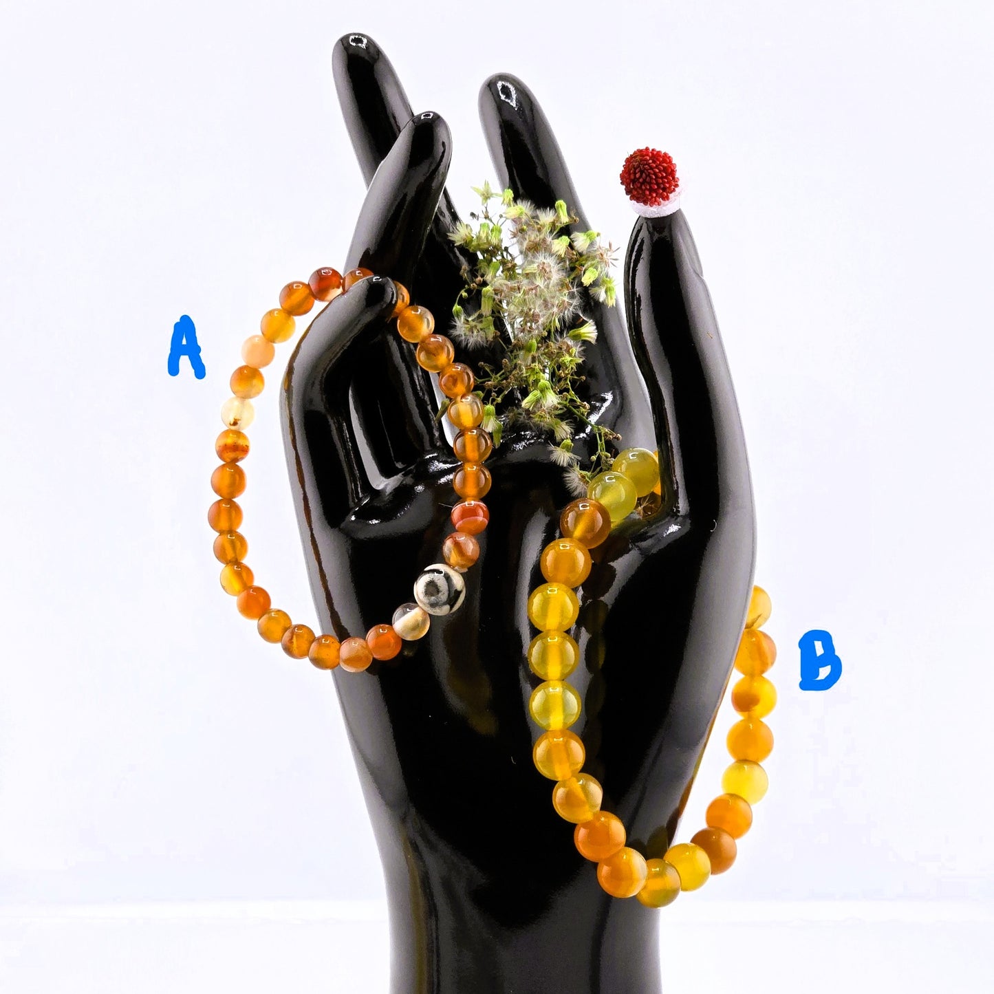 (Part 1) Balance your energy while wearing BEADED BRACLETS – With & Without Charm – Item B (Agate - Aventurine)