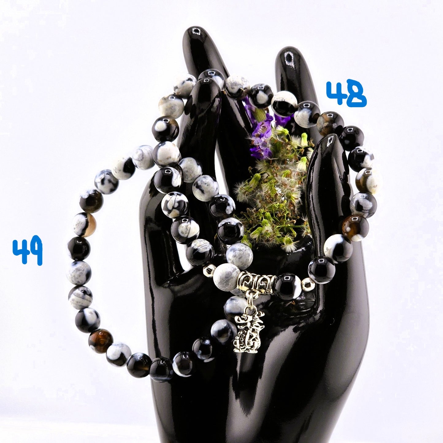 (Part 1) Balance your energy while wearing BEADED BRACLETS – With & Without Charm – Item B (Agate - Aventurine)